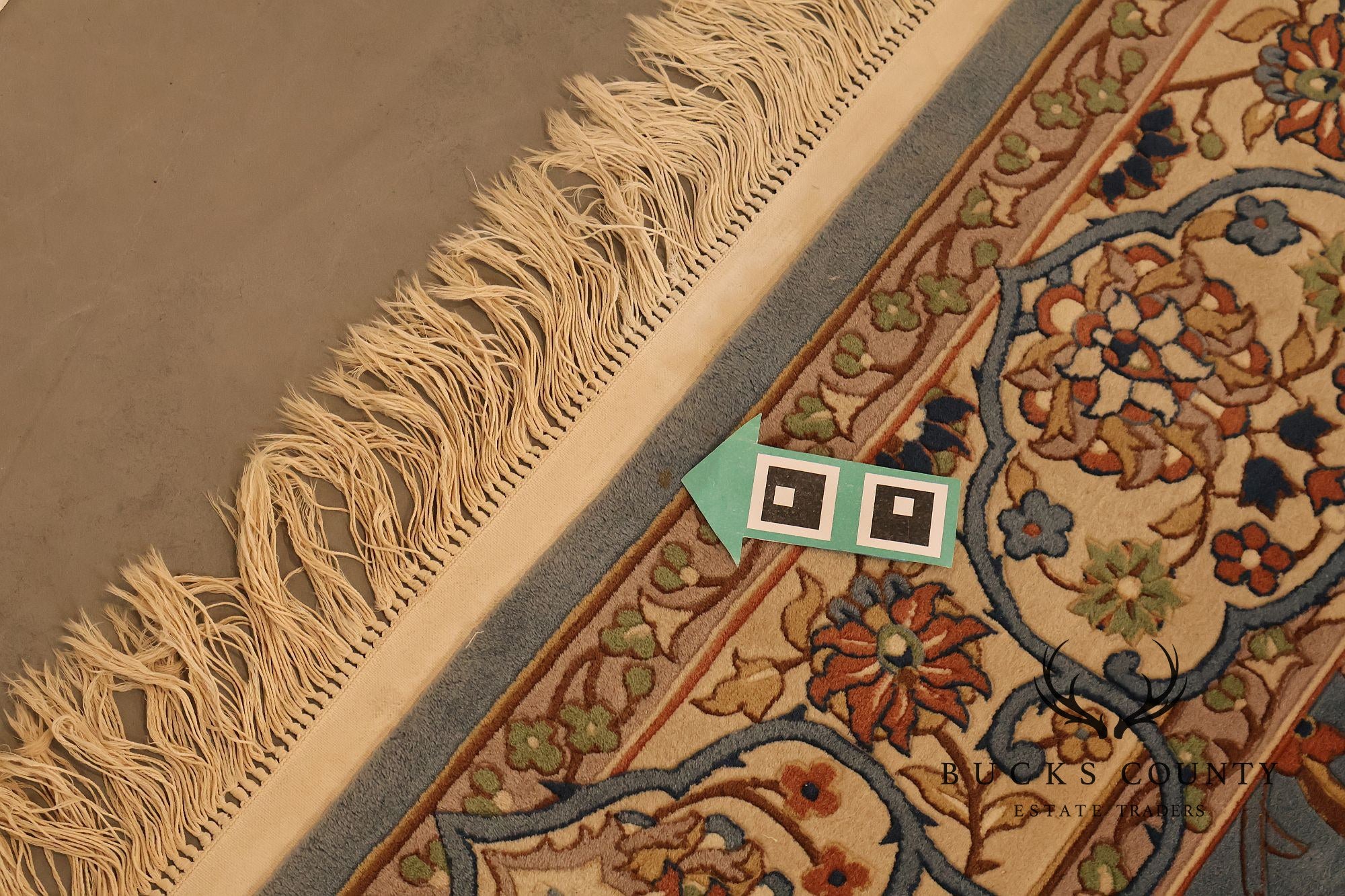 Persian Style Hand Knotted Wool Area Rug