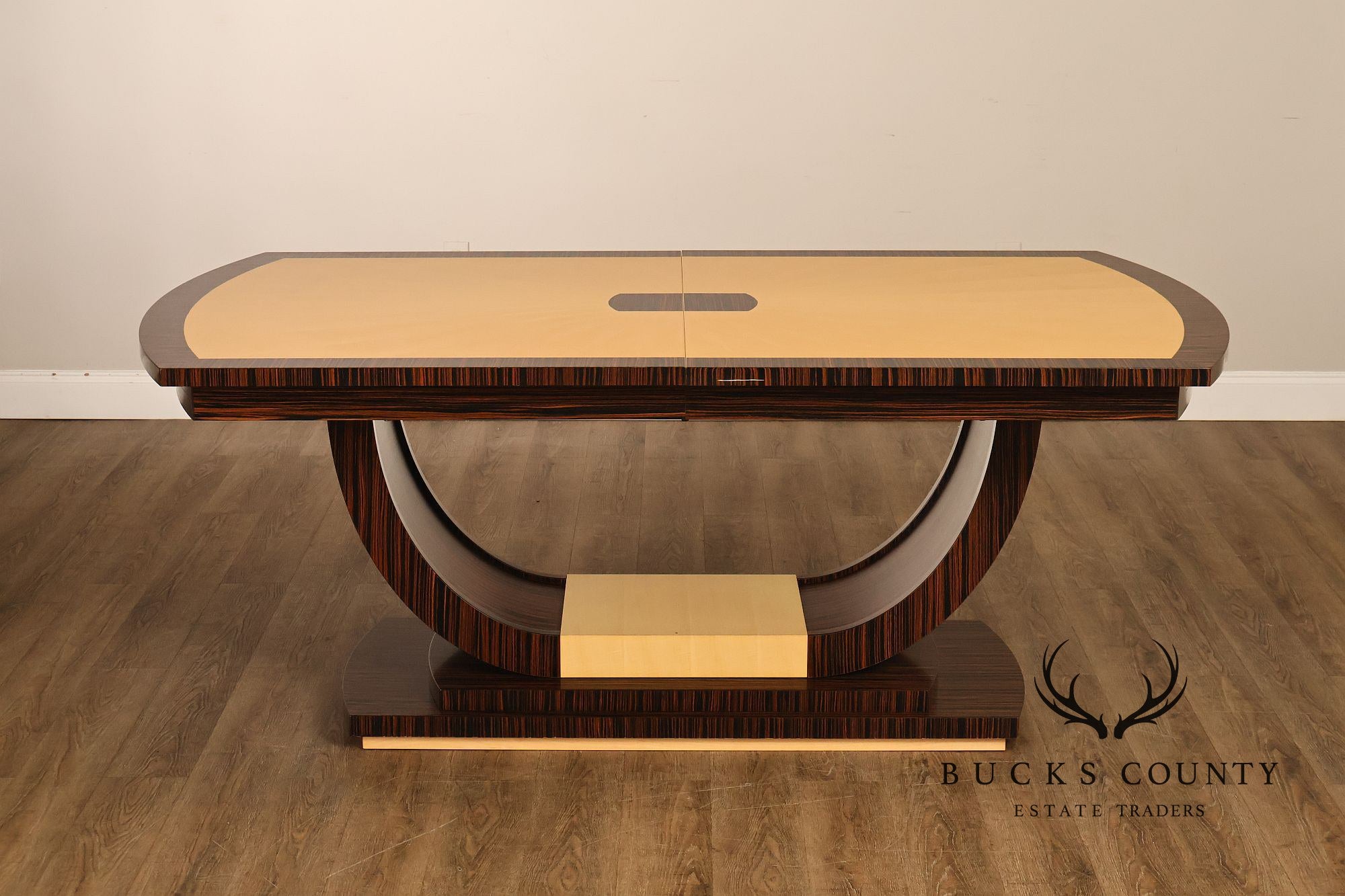 Giorgio Collection Natural Wood Pedestal Dinning Table and 8 Chairs