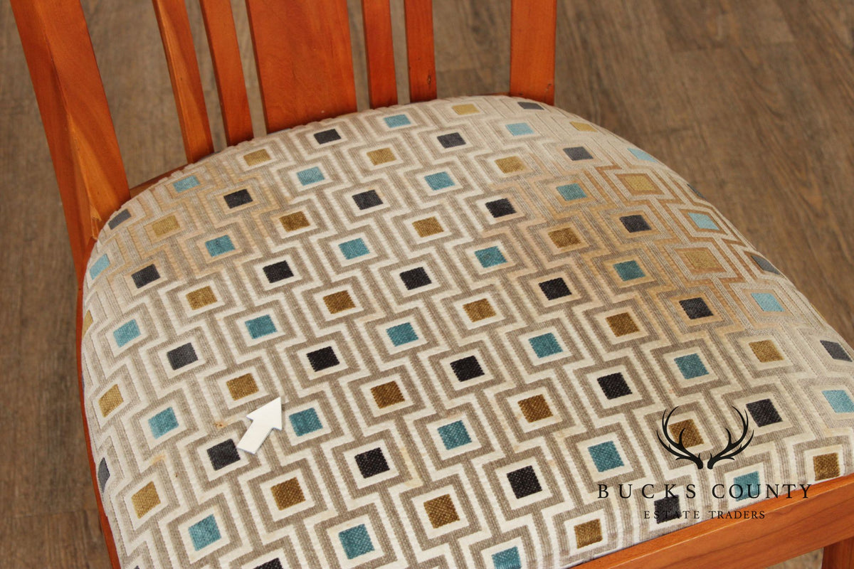 Stickley Highlands Collection Set of Six Cherry Side Chairs