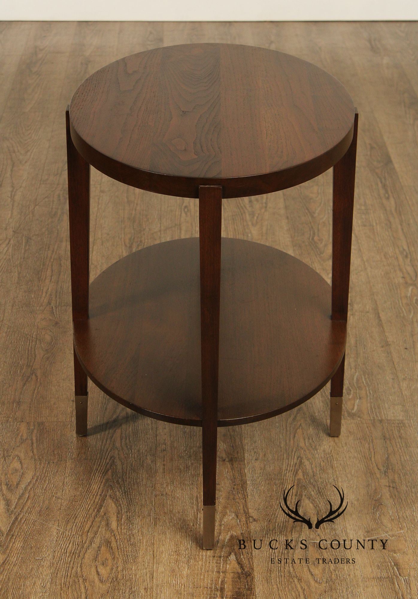 Studio by Stickley 'Brower' Oval Walnut End Table