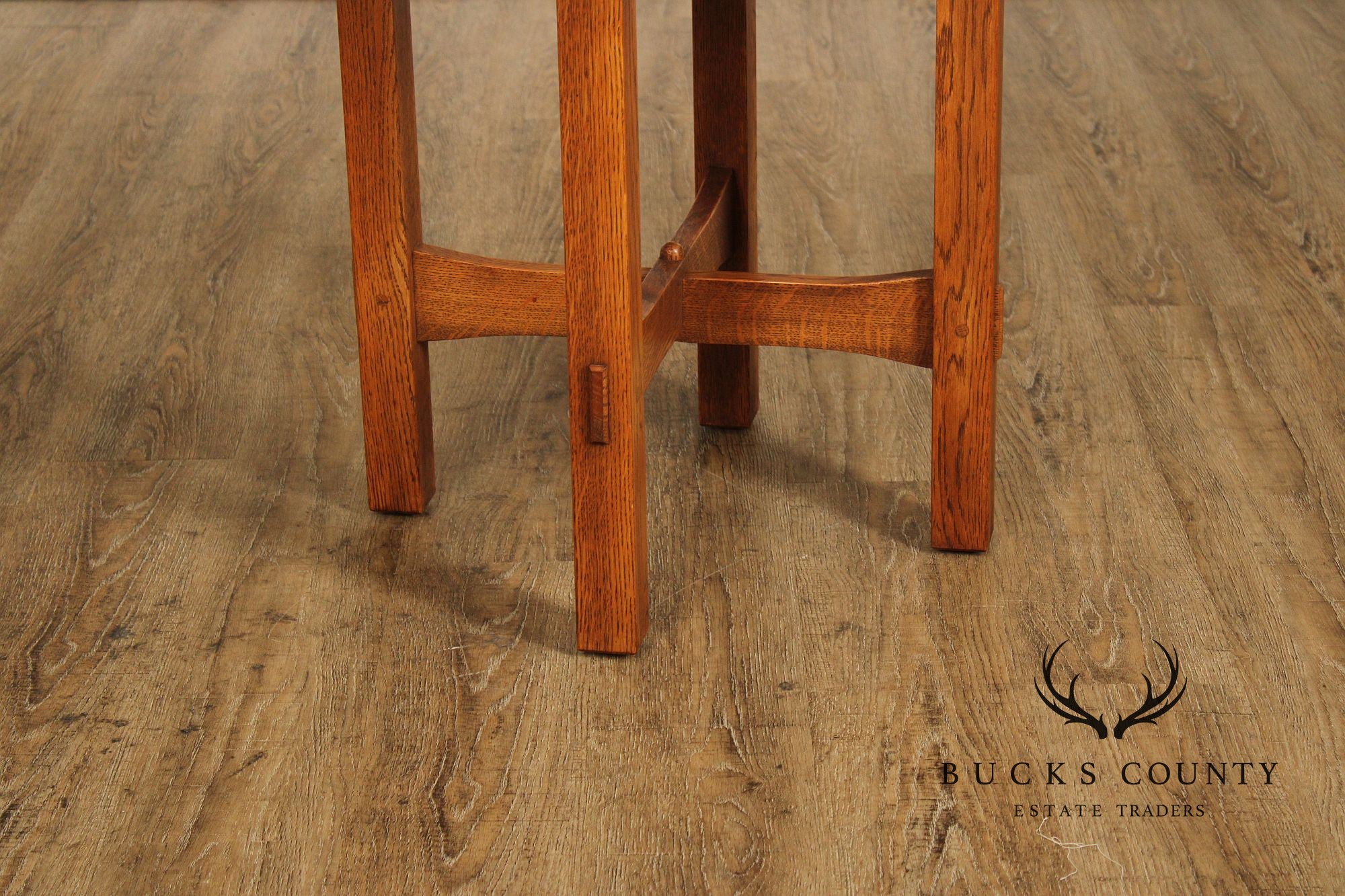 Stickley Mission Collection Oak Tabouret