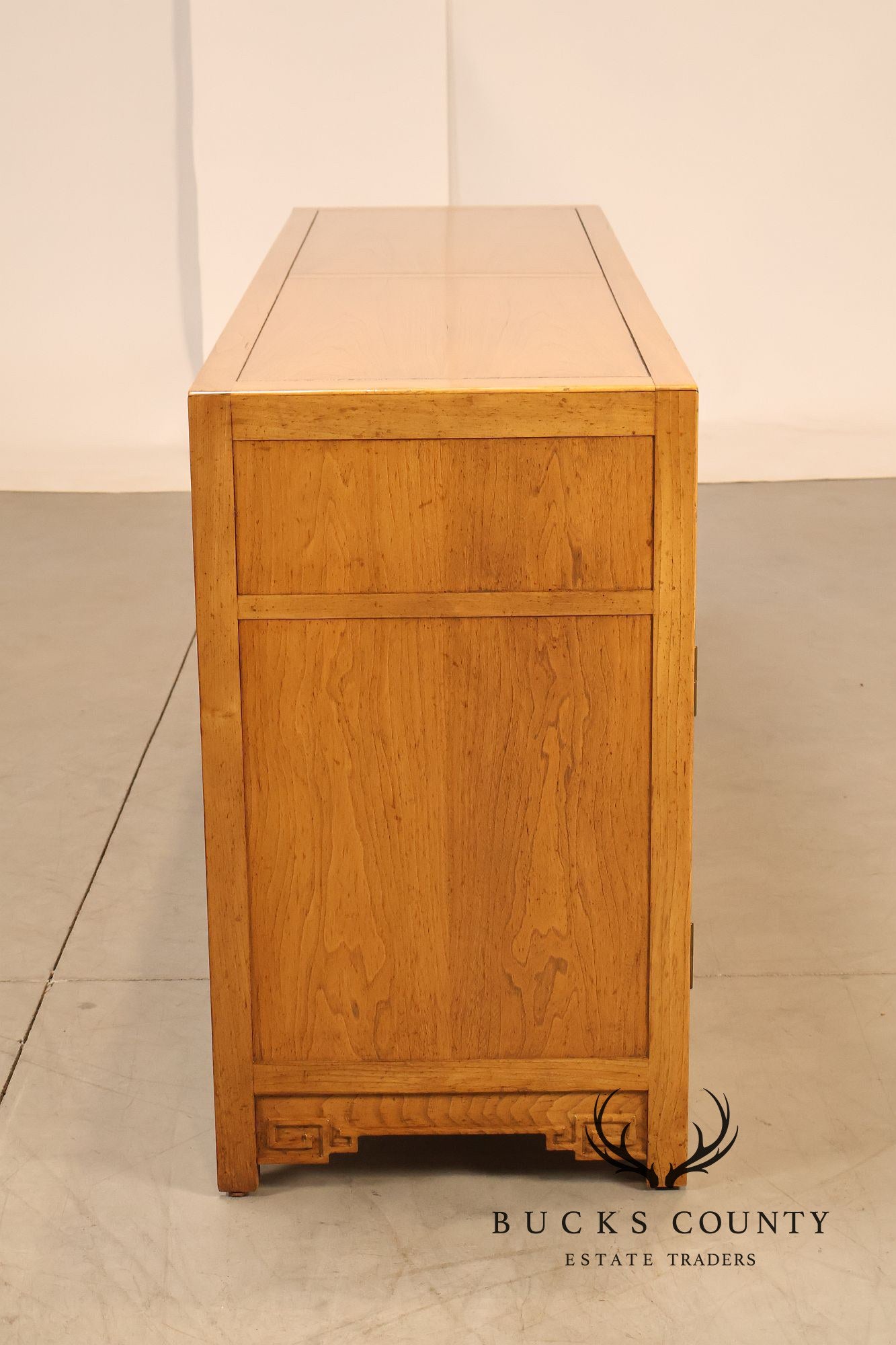 Baker Asian Style Hardwood Credenza Buffet Sideboard