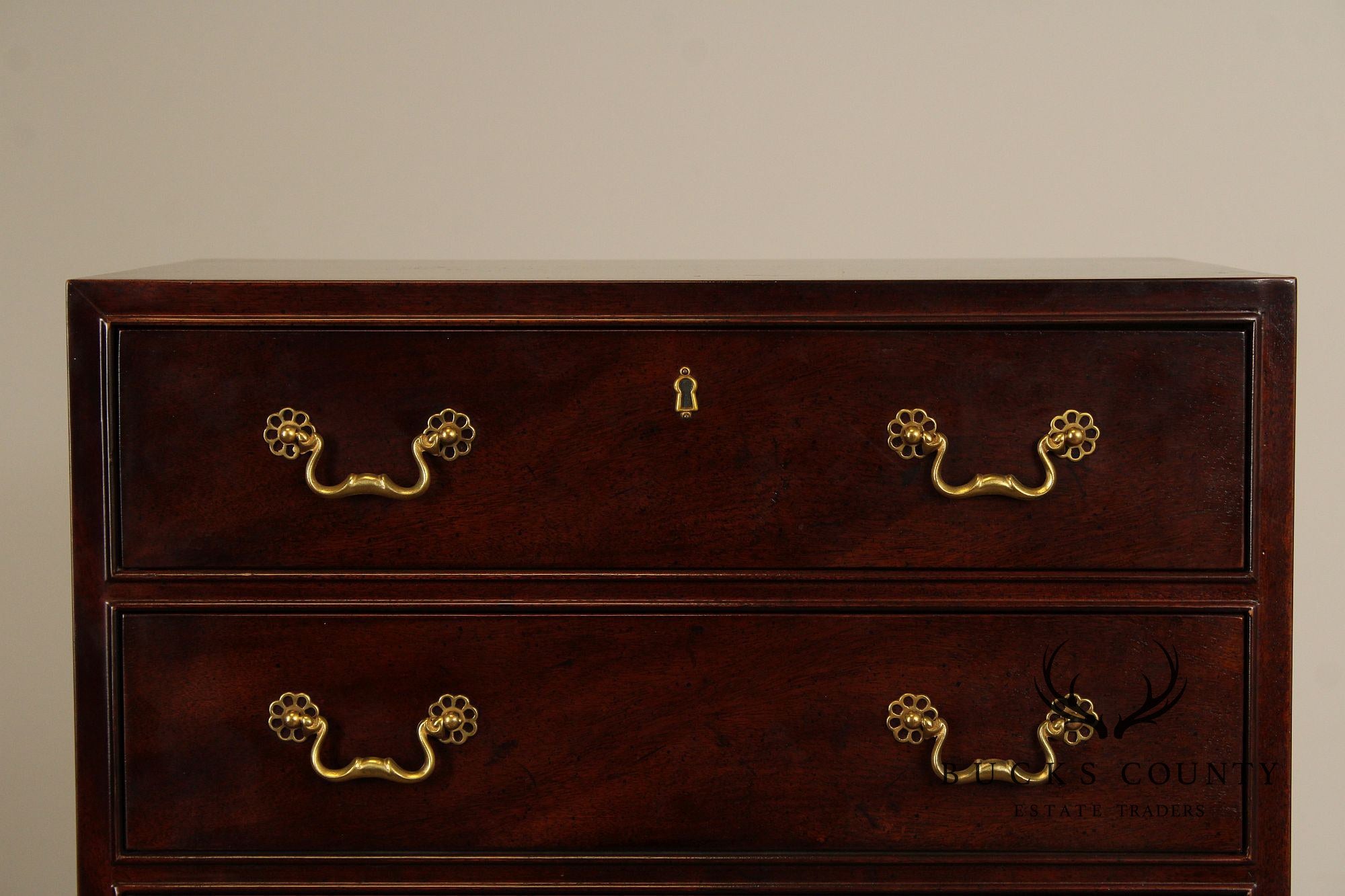 Henredon Chippendale Style Mahogany Lingerie Chest