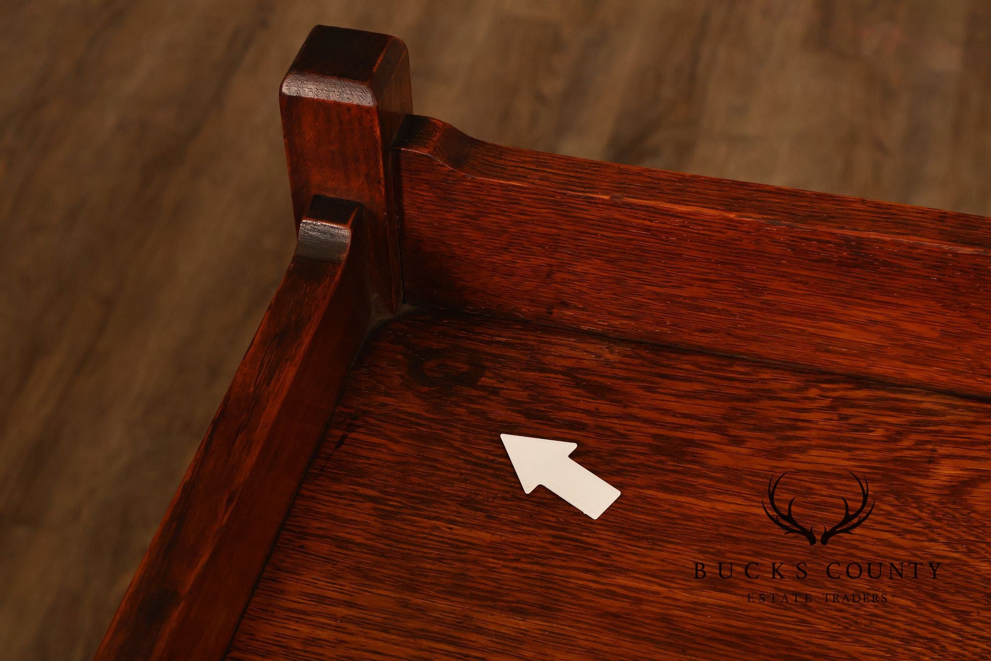 Stickley Brothers Antique Mission Oak Magazine Stand Bookcase