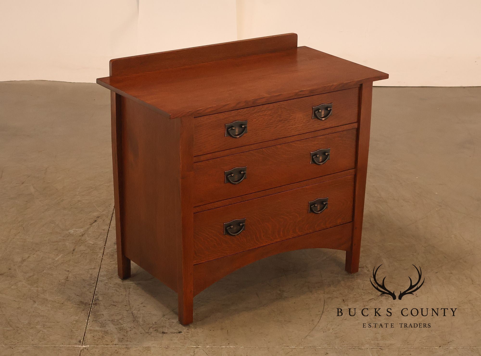 Stickley Mission Collection Oak Three-Drawer Chest