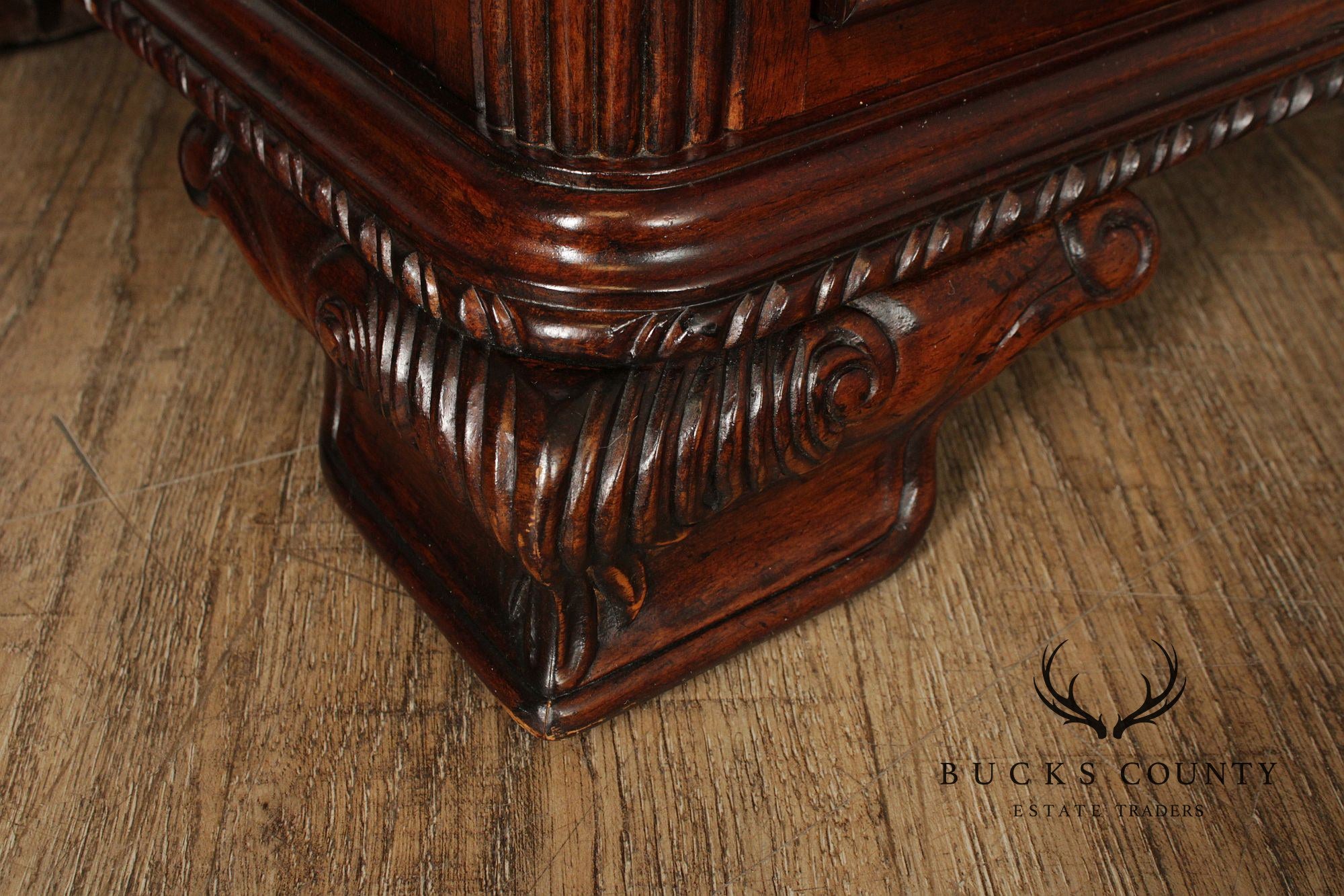 Hooker Furniture 'Seven Seas' Georgian Style Carved Mahogany File Cabinet