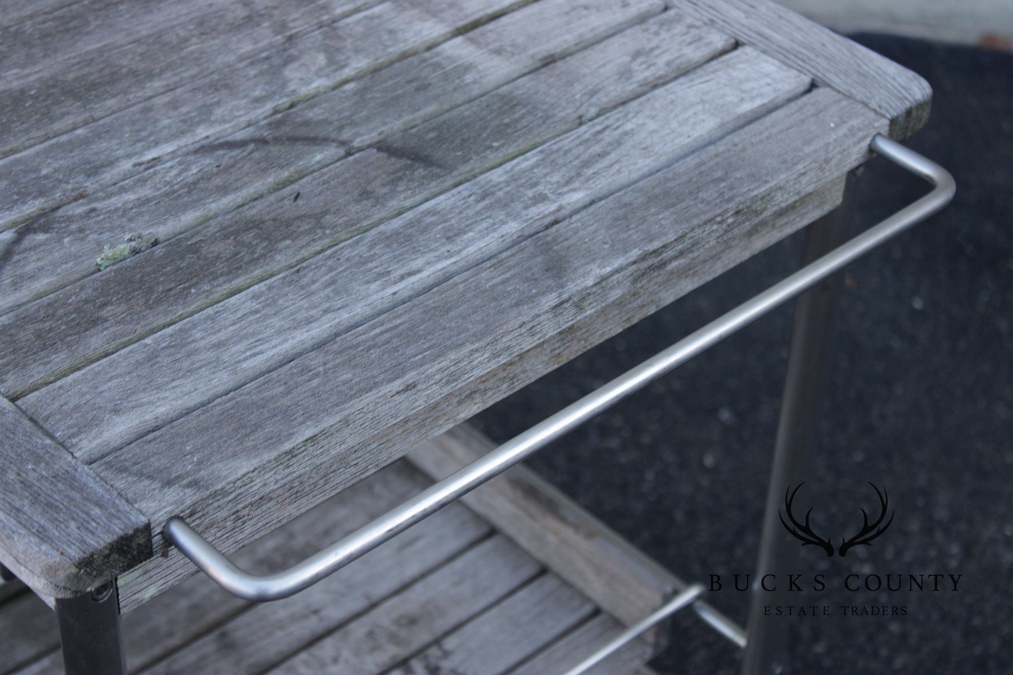 Gloster Teak Outdoor Bar Cart