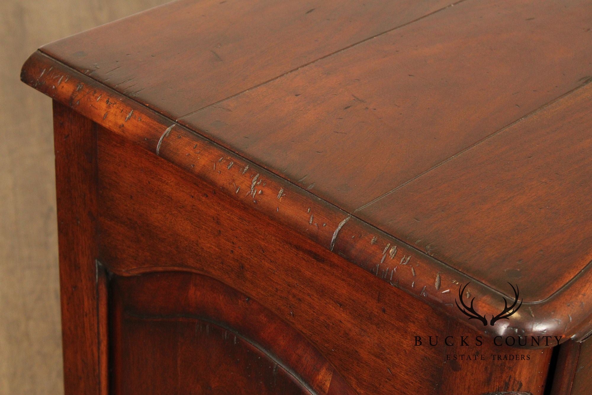 French Provincial Style Solid Mahogany Chest of Drawers