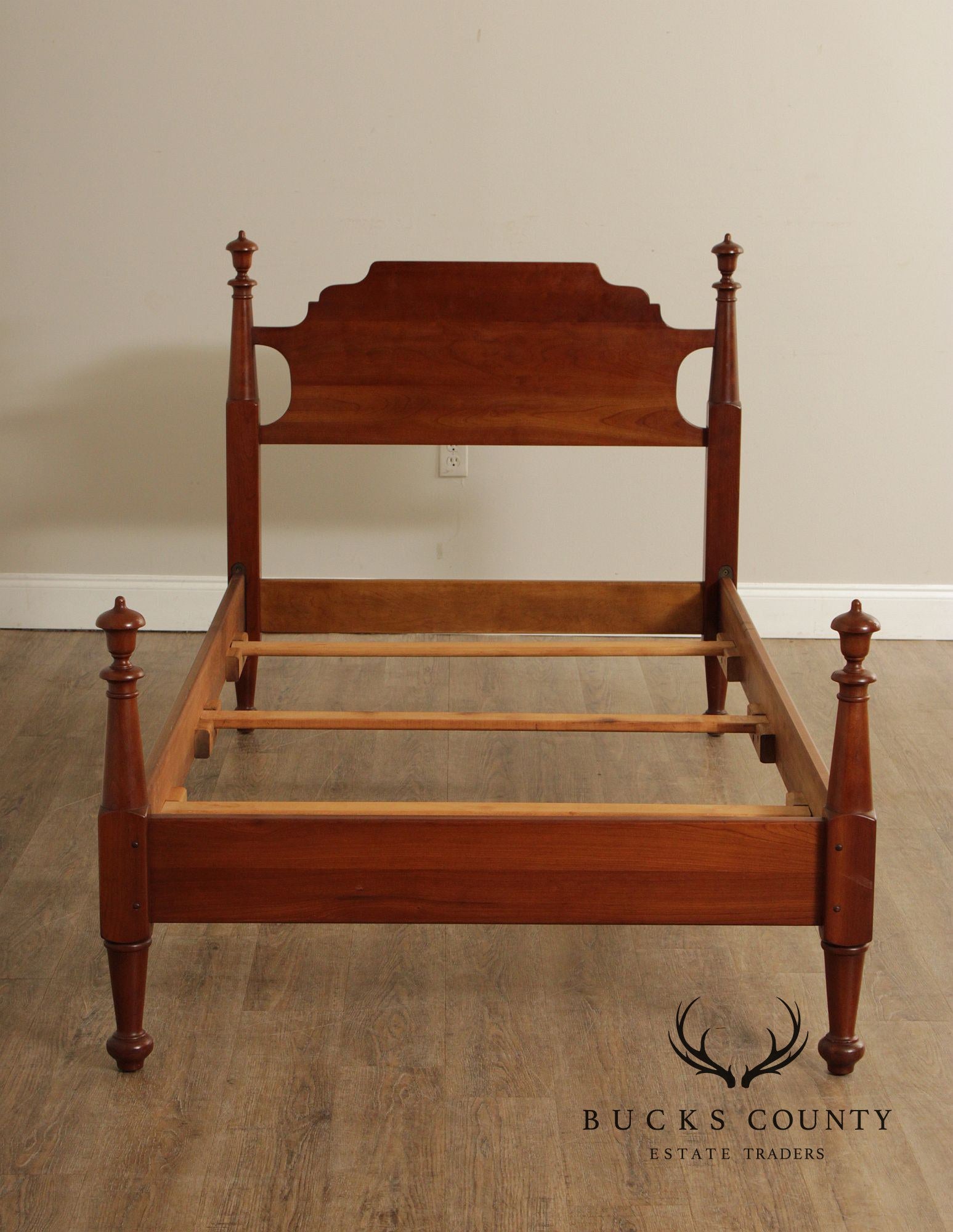 Stickley Cherry Valley Pair of Twin Poster Beds