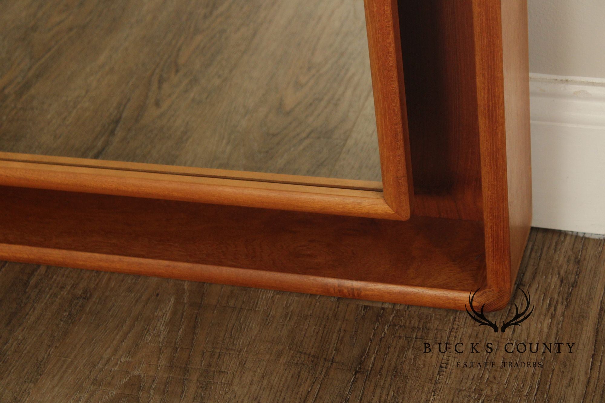 Pedersen & Hansen Mid-Century Modern Illuminated Teak Wall Mirror