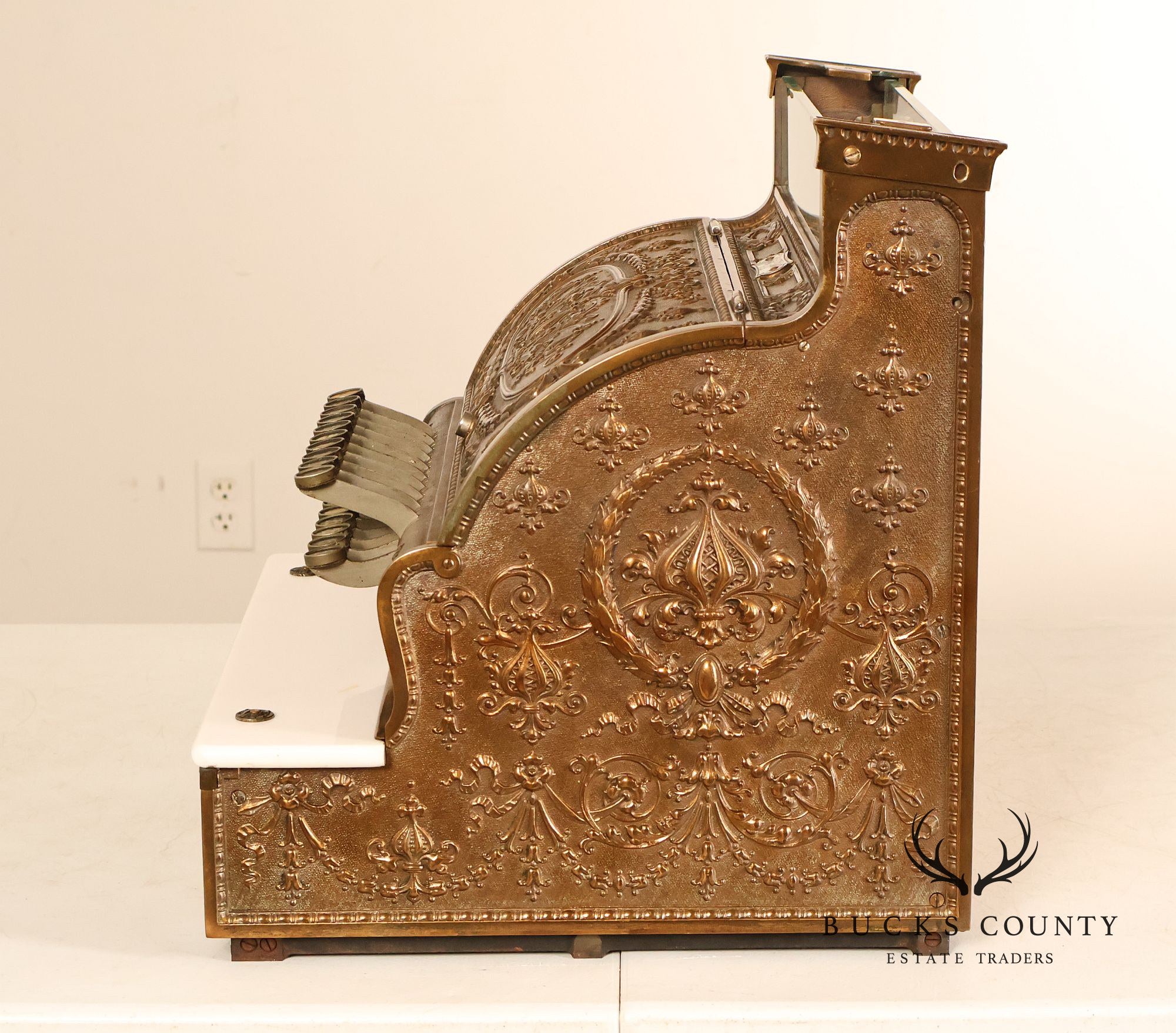 National Cash Register Model 333 Brass Cash Register