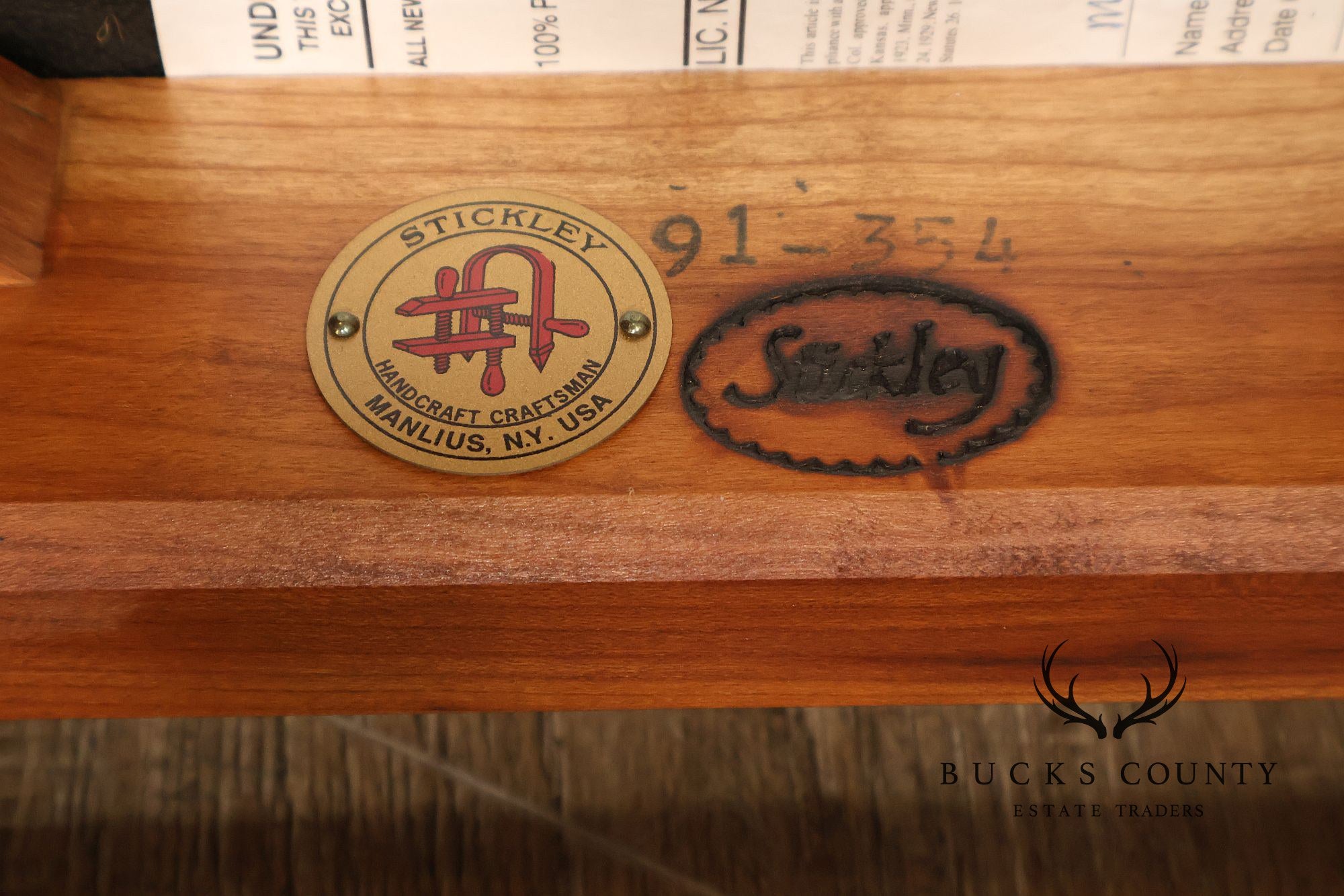 Stickley Mission Collection Harvey Ellis Cherry Side Chair