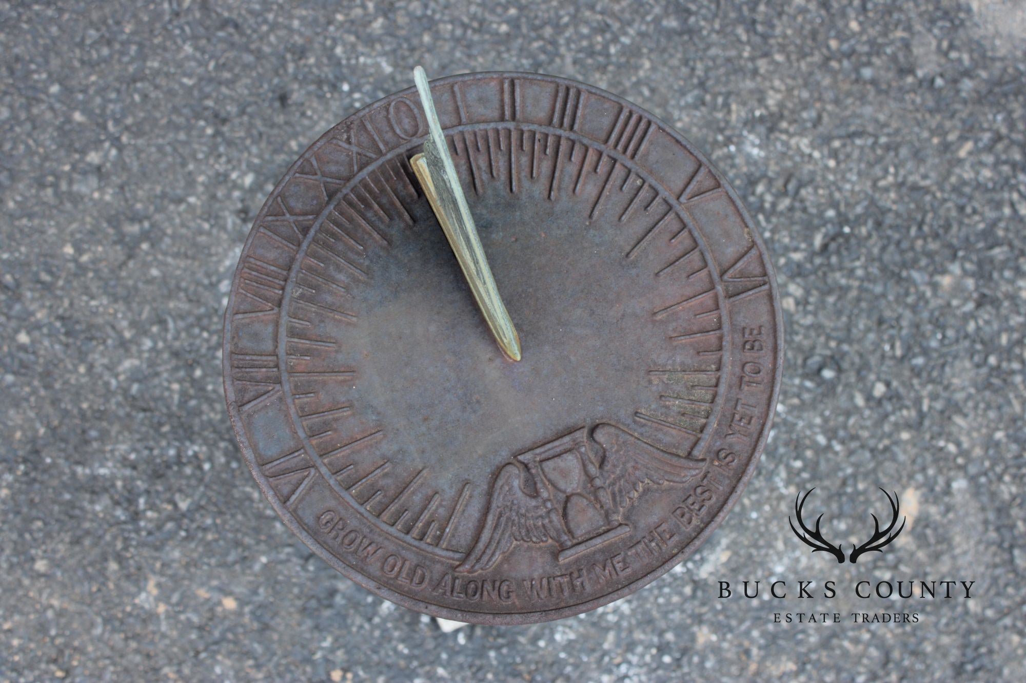Virginial Metalcrafters Roman Style Outdoor Garden Sundial