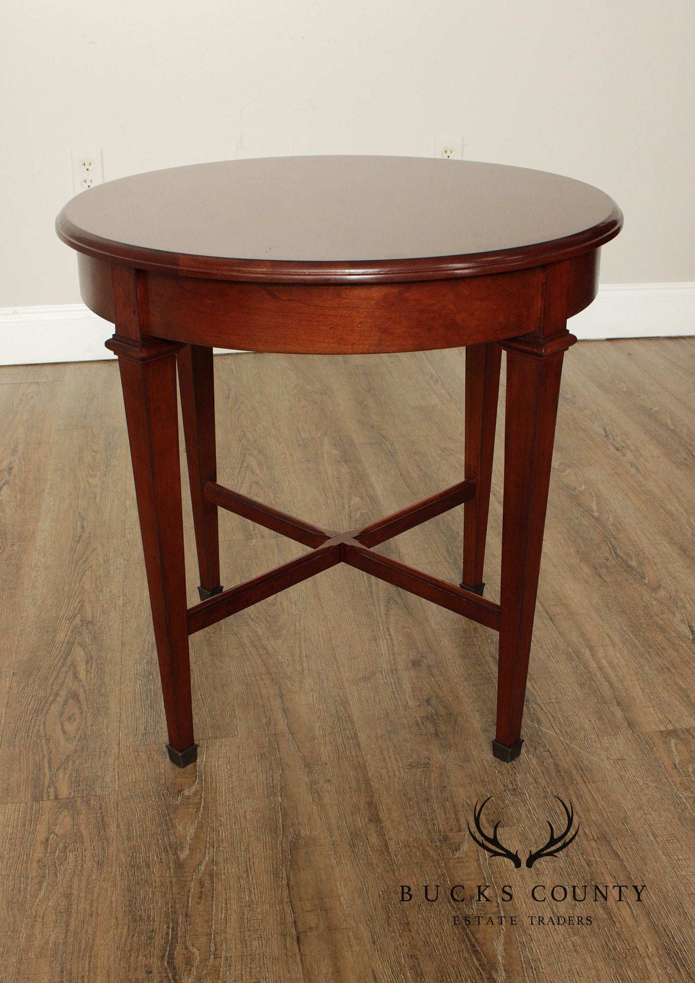 Harden Cherry Round Top Side Table