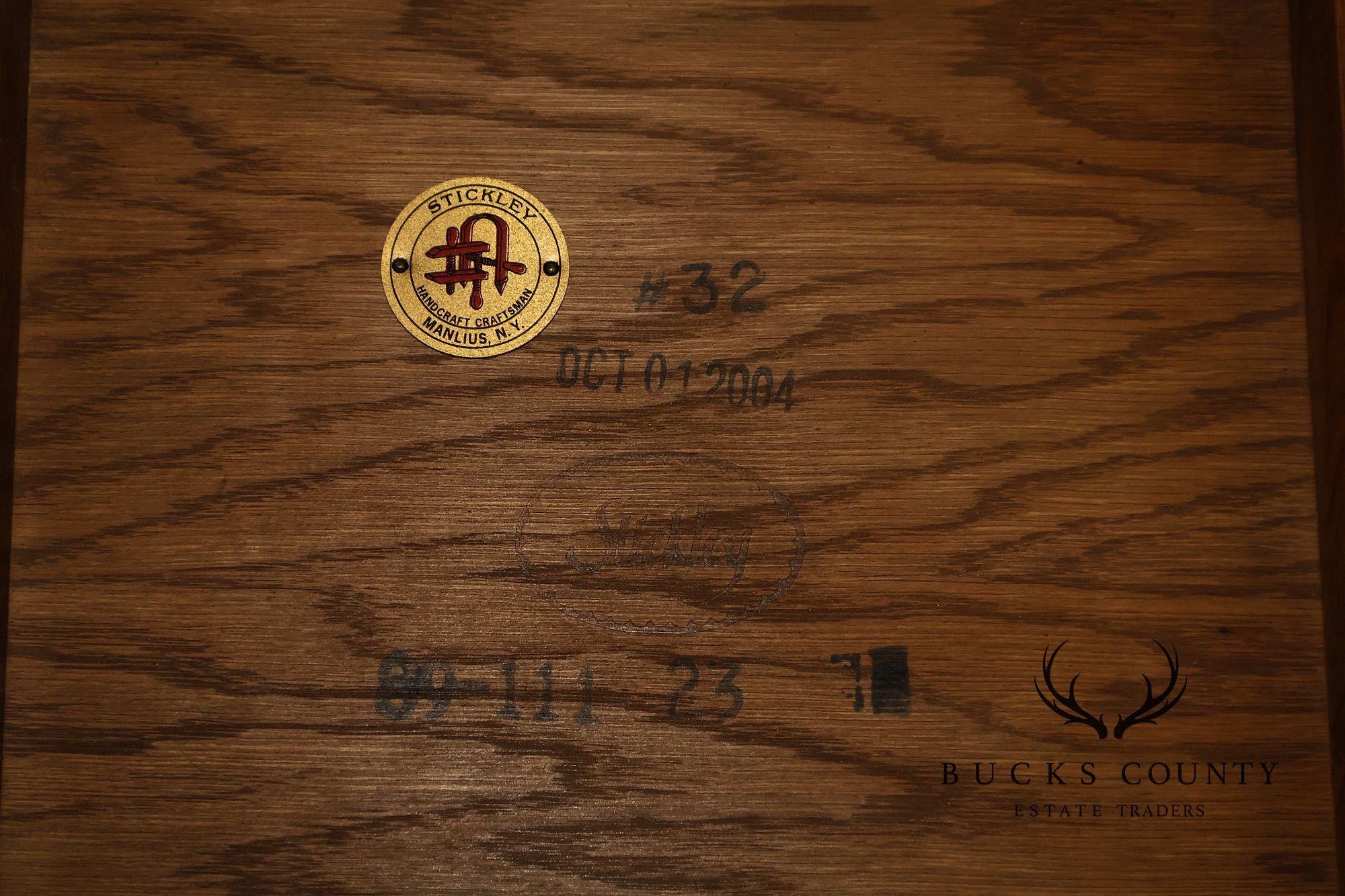 Stickley Mission Style Oak Square Accent Table