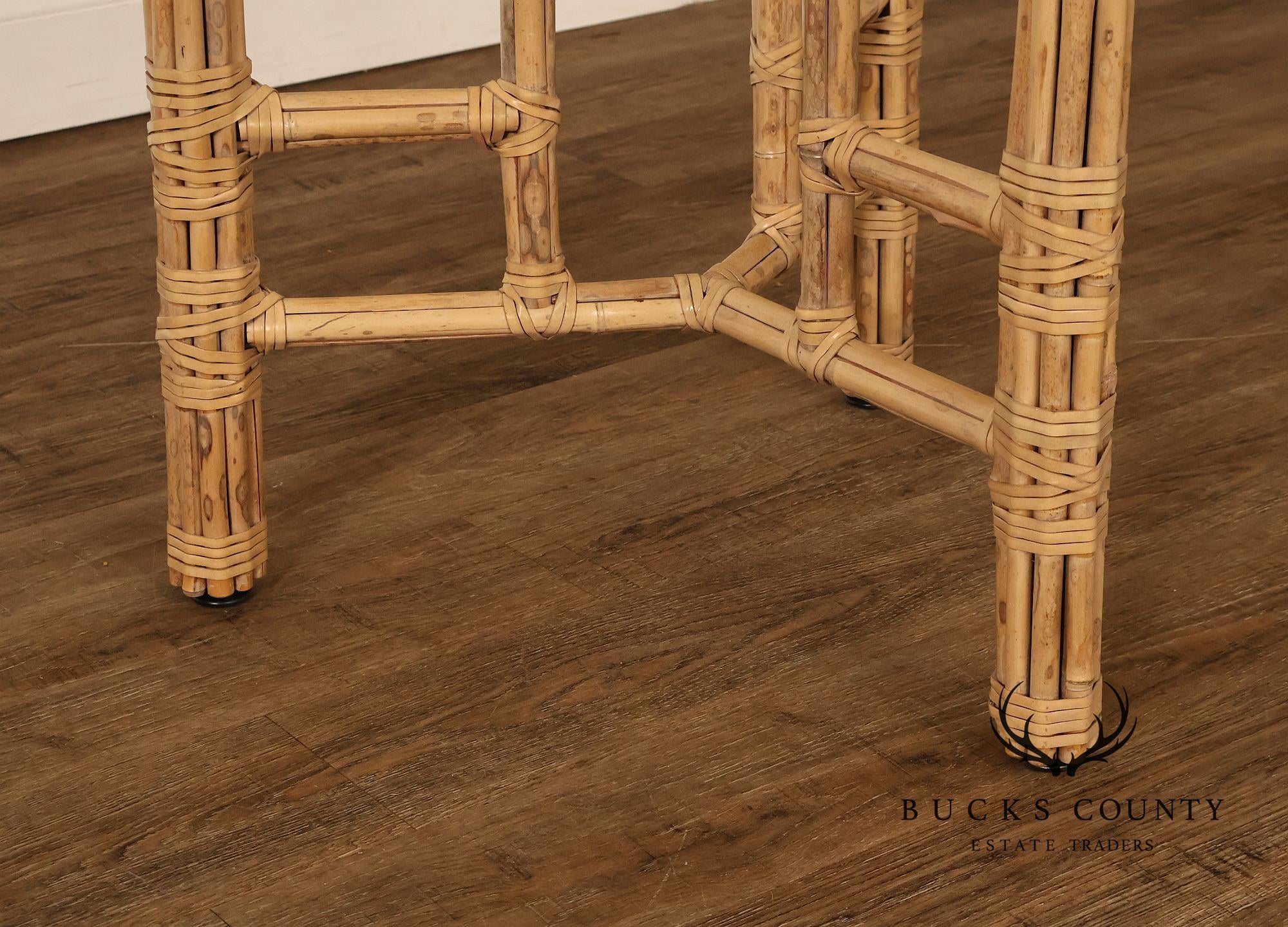 McGuire Bamboo Rattan Table Base