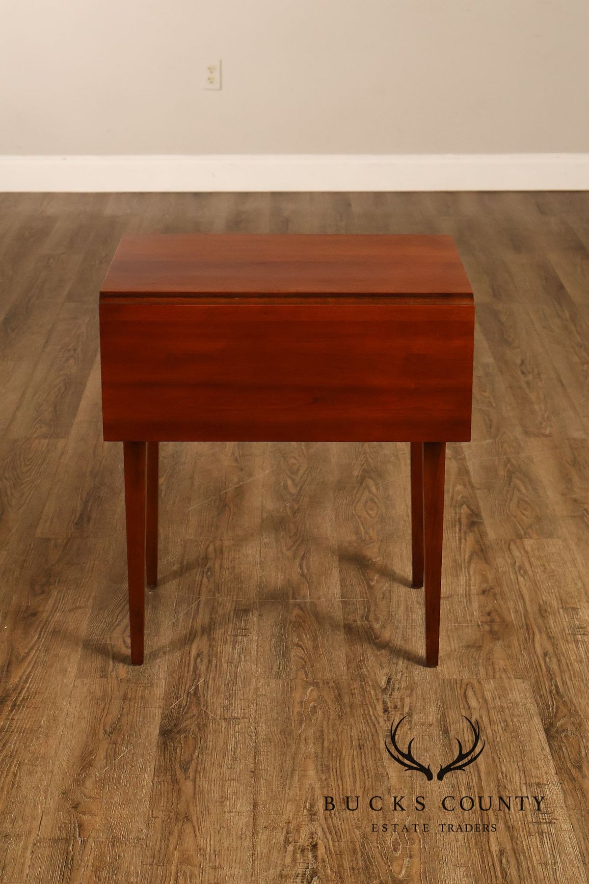Federal Style Pair of Cherry Pembroke Side Tables