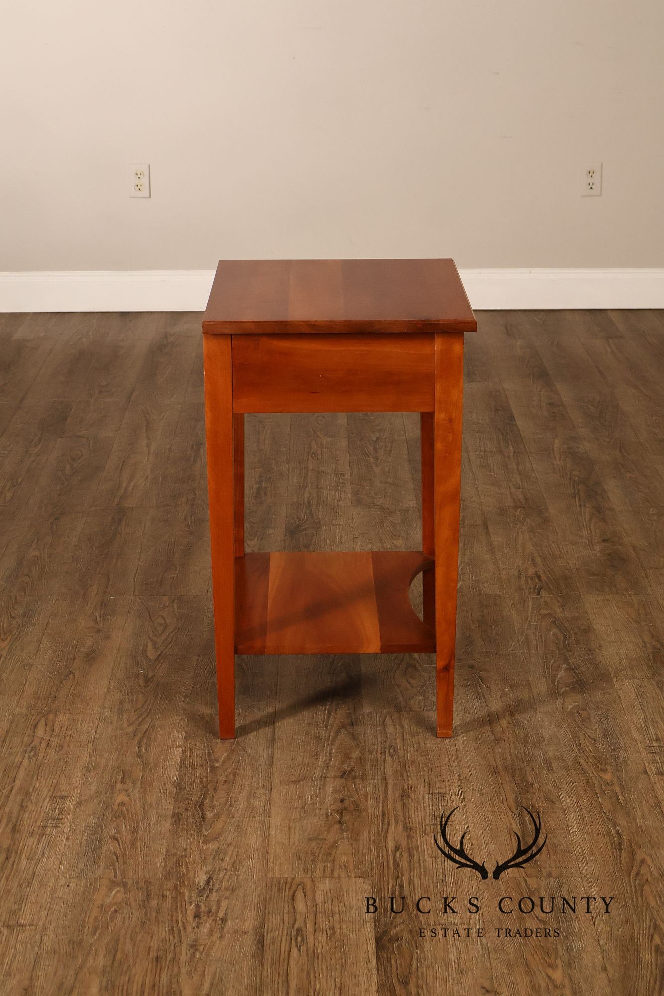 Stickley Directoire Style Cherry Pair Of End Tables
