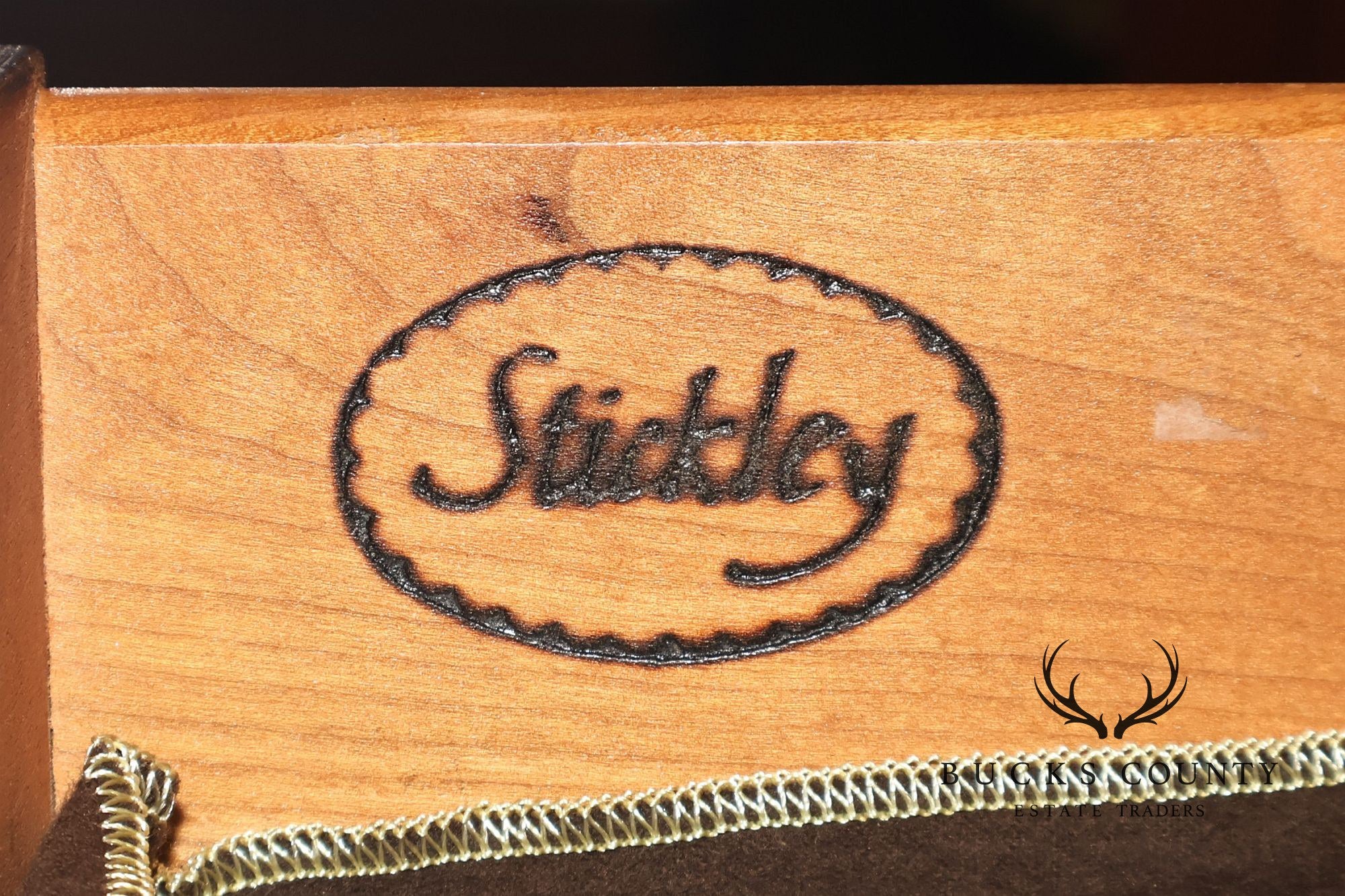 Stickley Traditional Mahogany Flip-Top Server Cabinet