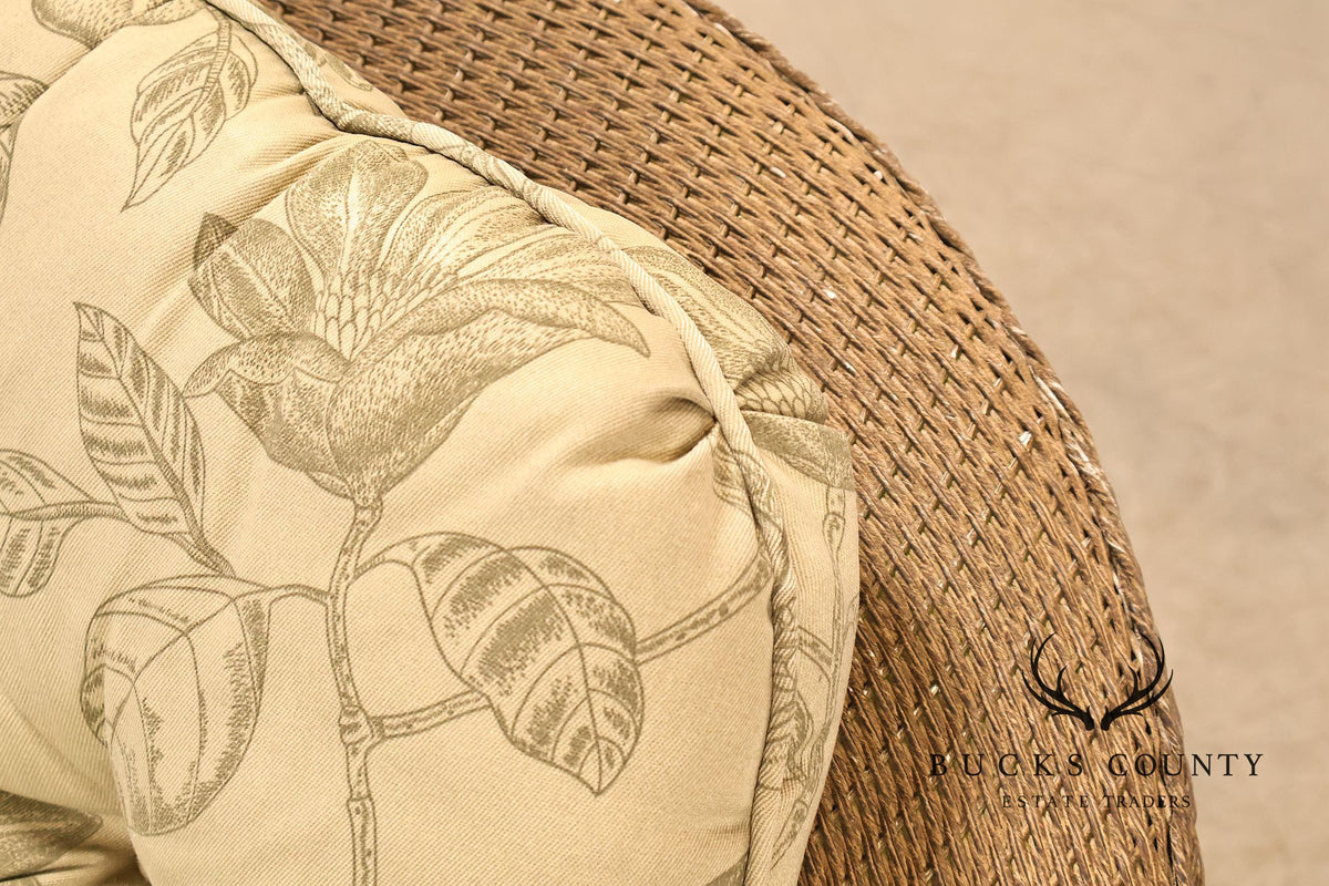 Lloyd Flanders Reflections All-Weather Lloyd Loom Wicker Loveseat