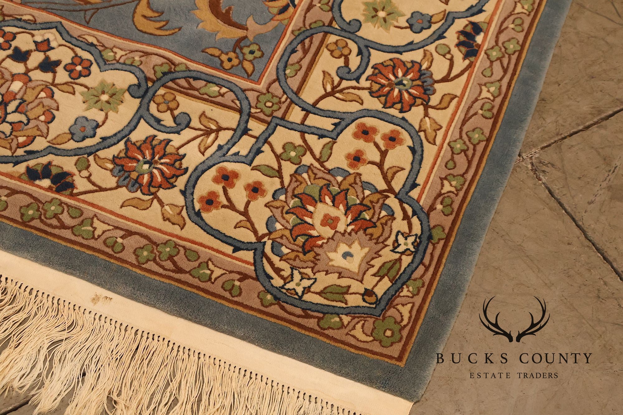 Persian Style Hand Knotted Wool Area Rug