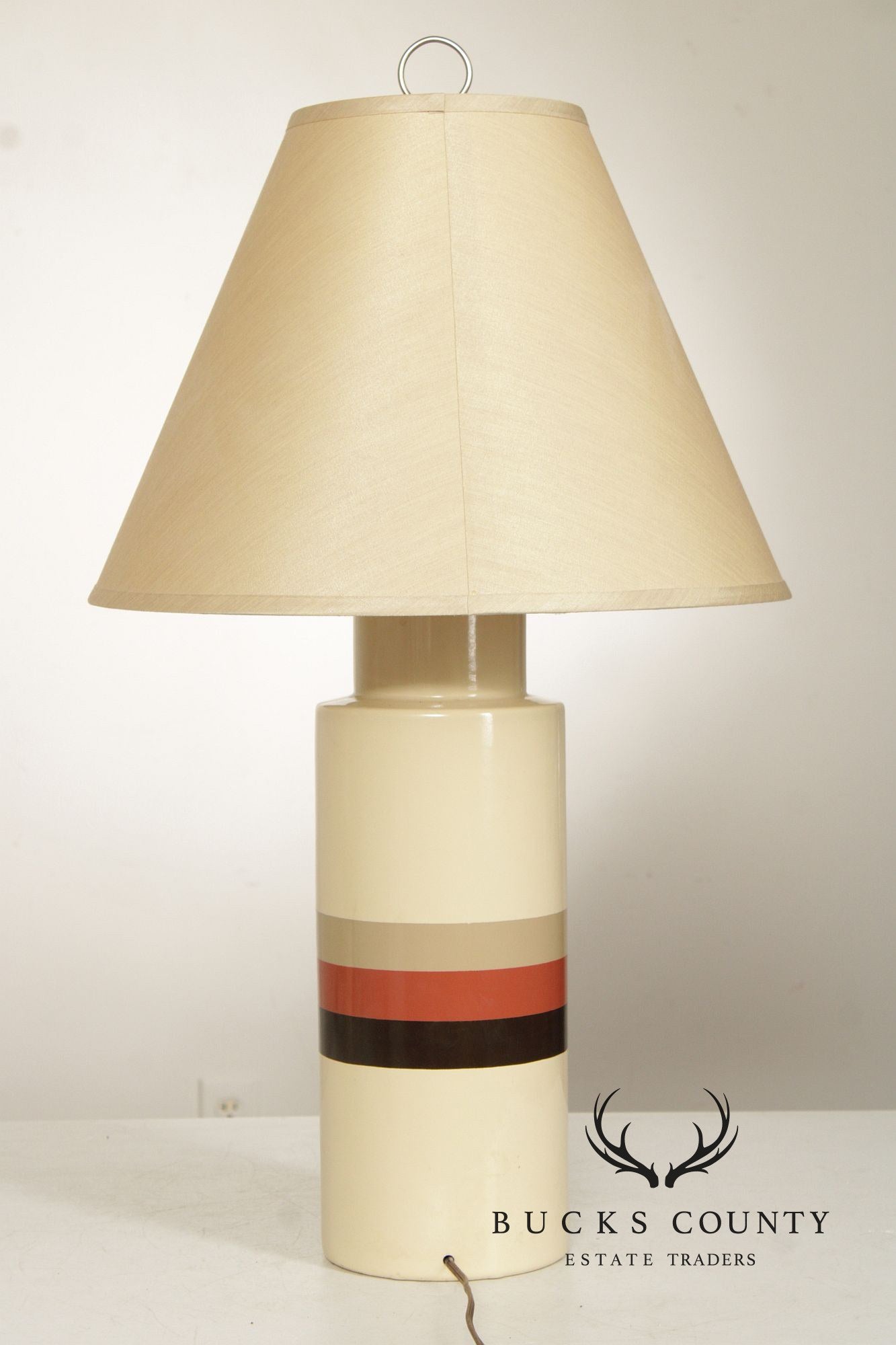 Philmar Sandel Post Modern Pair of Ceramic Table Lamps