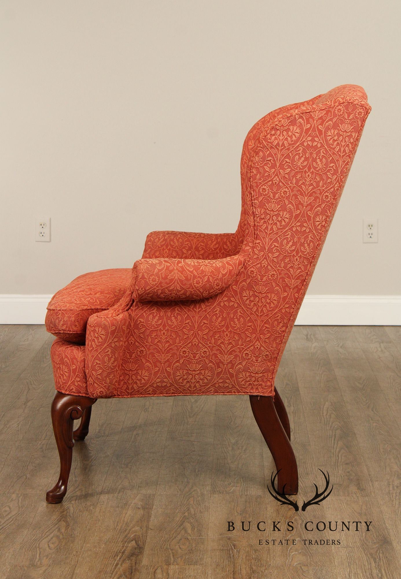 Brandywine Design, Calico Corners Queen Anne Style Wing Chair