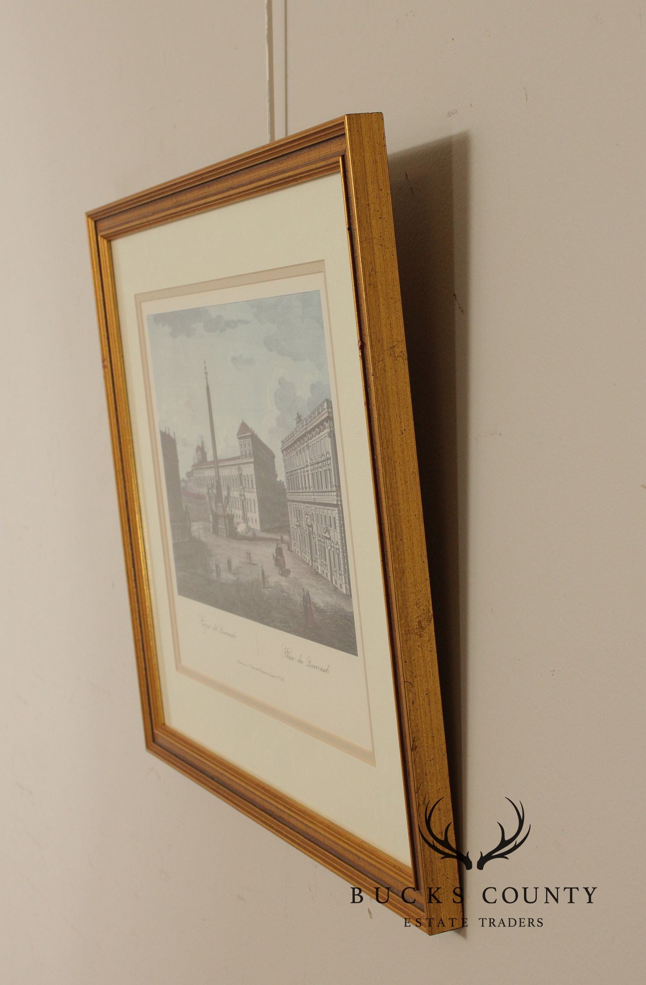 Set of Four Framed Italian Architectural Prints