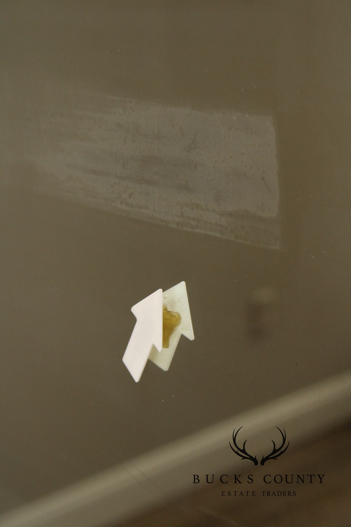 Antique French Empire Mahogany Cheval Mirror