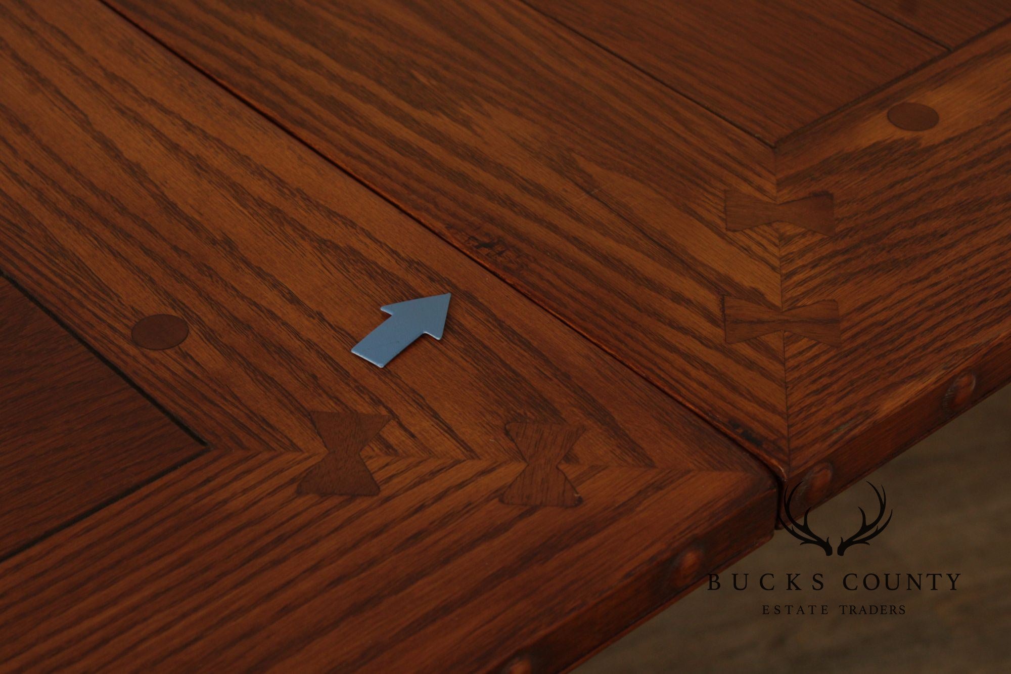 Romweber Oak Trestle Refectory Dining Table