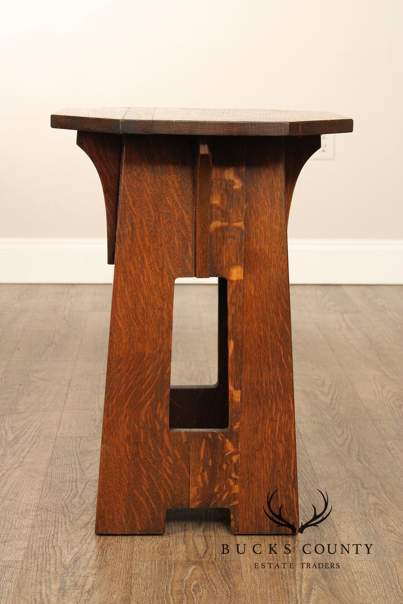 Limbert Antique Mission Oak Tabouret