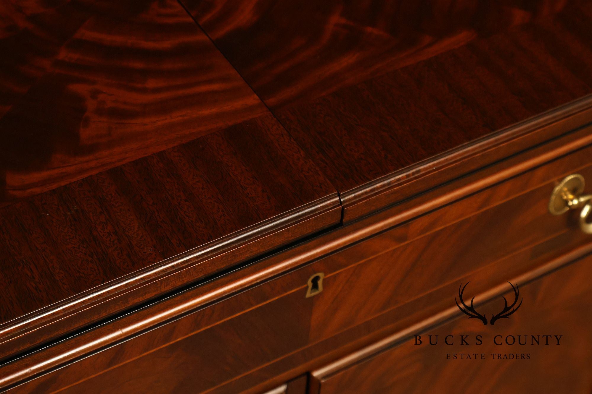 Councill Furniture Georgian Style Mahogany Flip Top Server