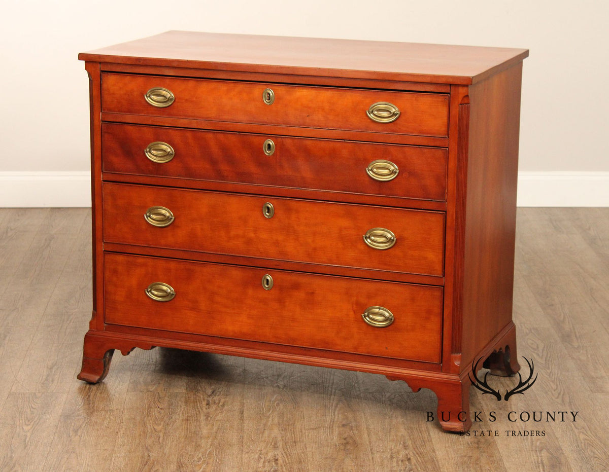 Antique Chippendale Mid-Atlantic Cherry Chest of Drawers