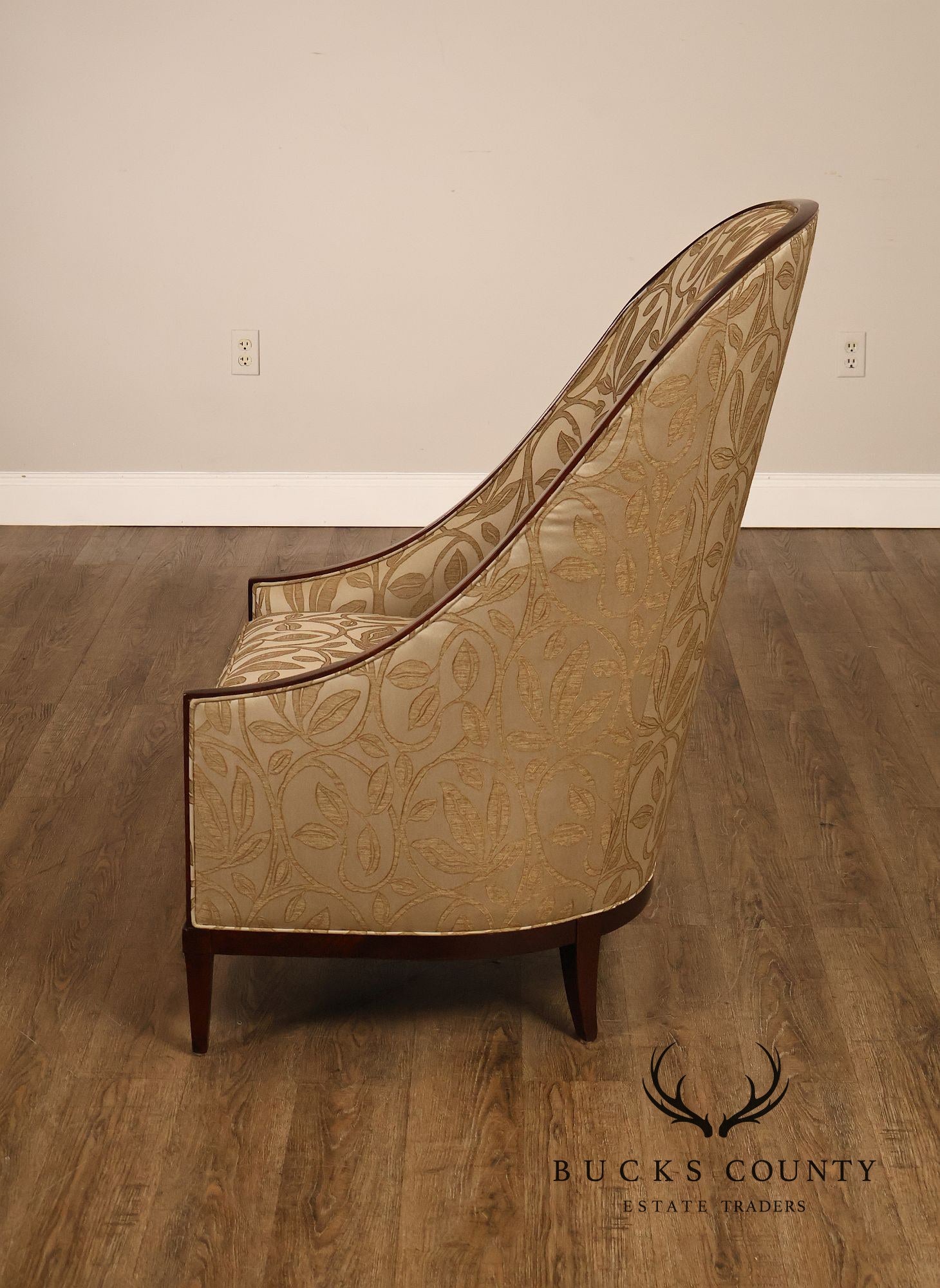 John Widdicomb High Back Upholstered Lounge Chair