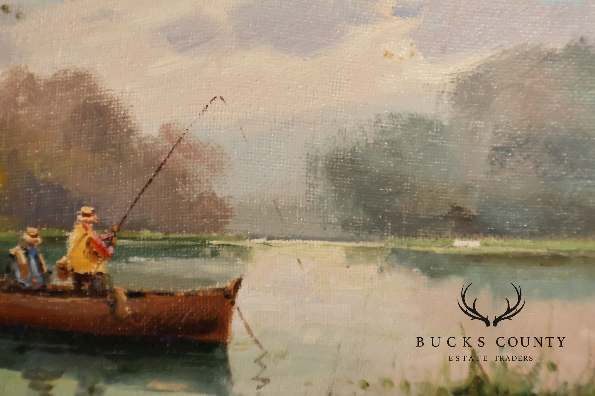 Salvador Caballero Pair of Fishermen Paintings