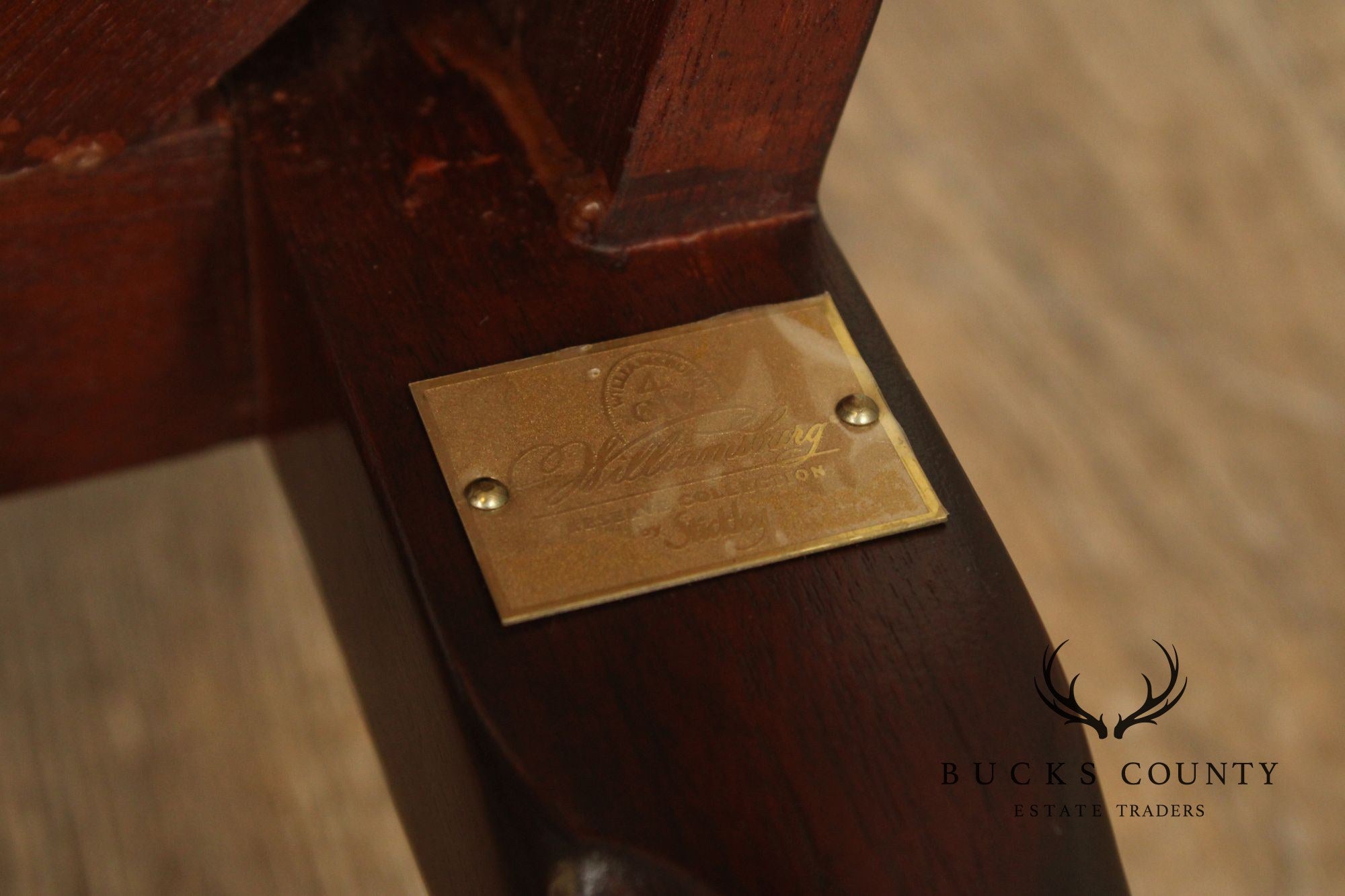 Stickley Williamsburg Reserve Set Of Six Mahogany Queen Anne Side Dining Chairs