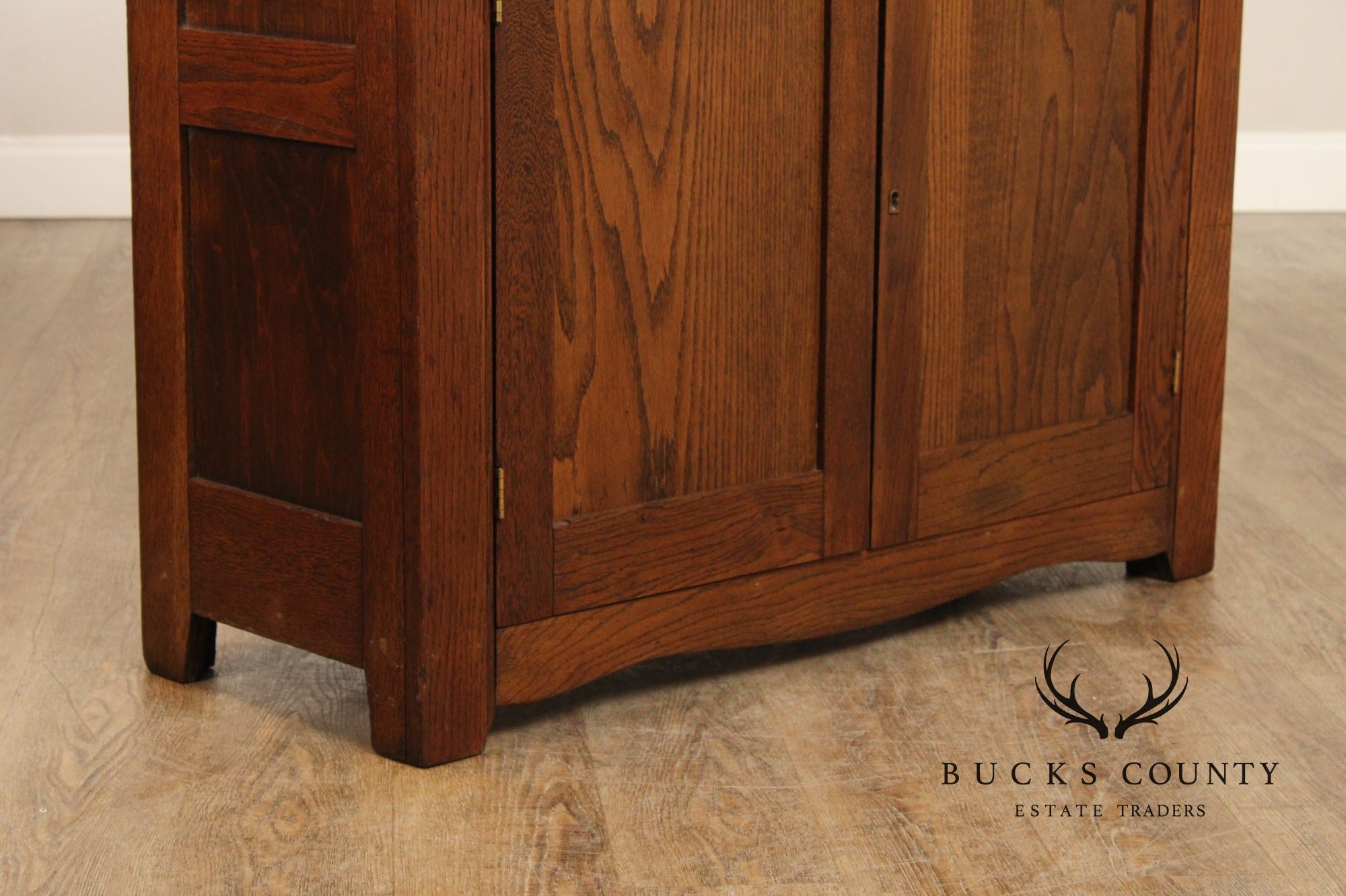 Vintage Oak Kitchen Flatwall Cabinet