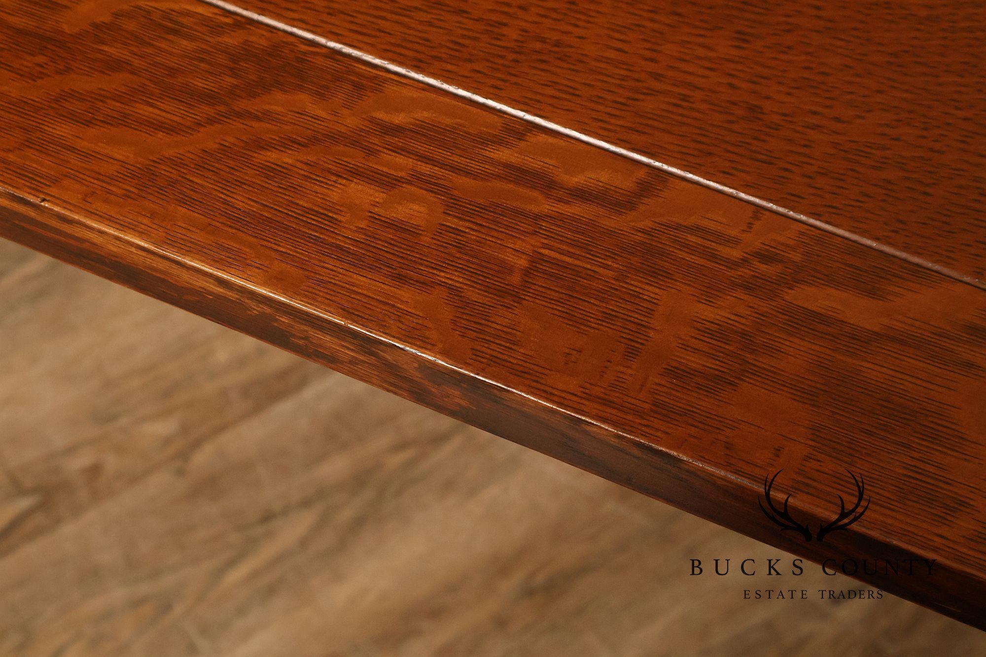 Stickley Mission Collection Oak Butterfly Top Dining Table