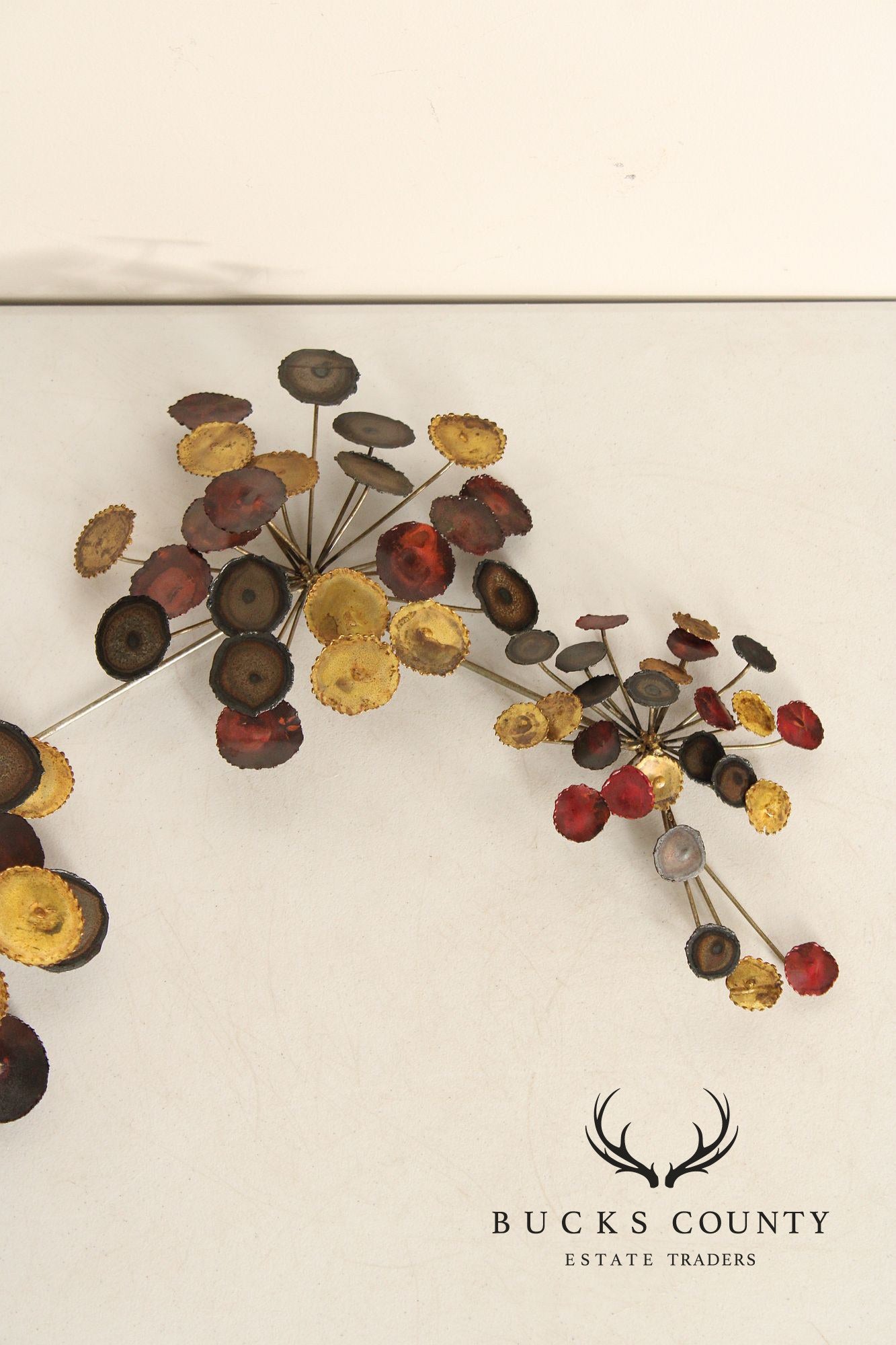 Mid Century Modern Brutalist Metal Wall Sculpture