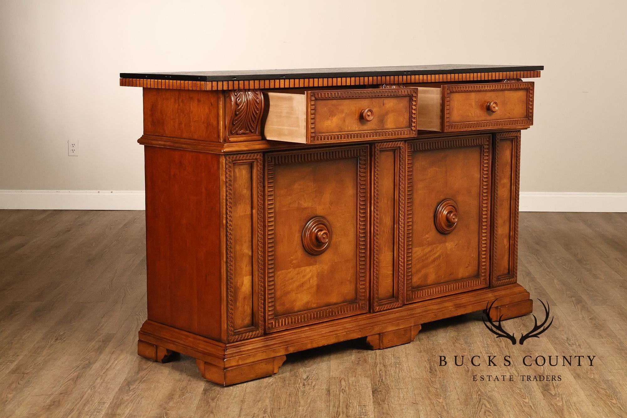 Century Furniture Chatsworth Collection Slate Top Sideboard Credenza