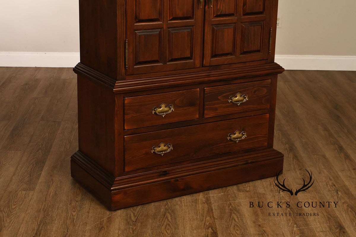 Ethan Allen Pine Armoire Chest
