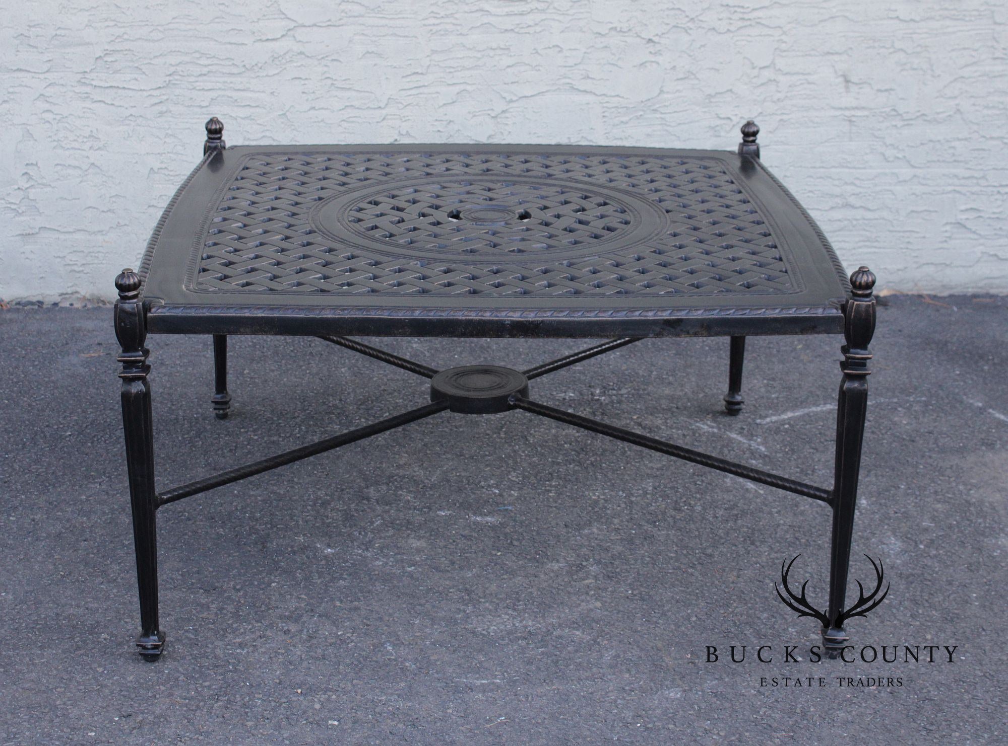 Gensun 'Grand Terrace' Square Outdoor Patio Coffee Table