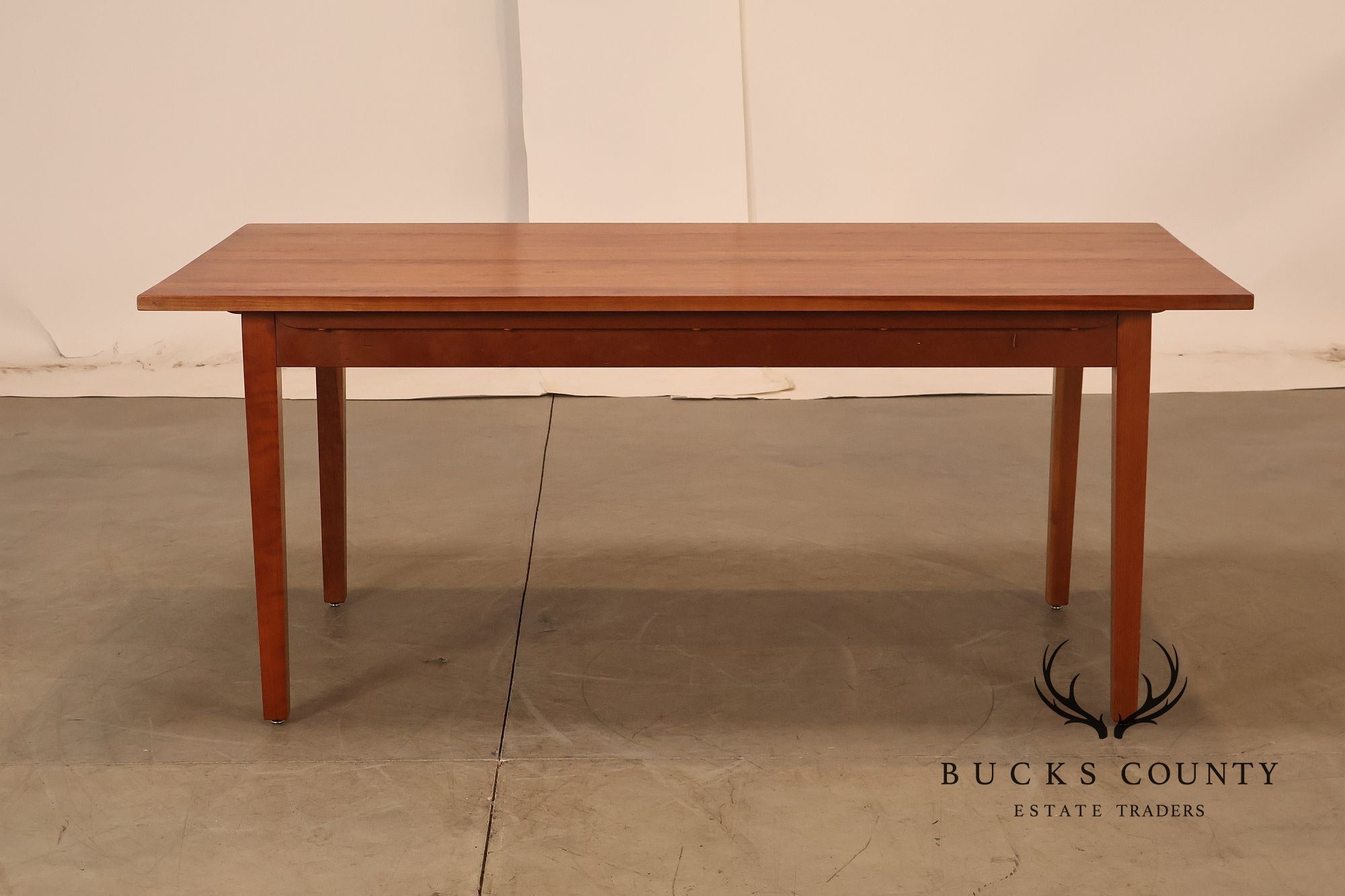 Frederick Duckloe Solid Cherry Expandable Dining Table