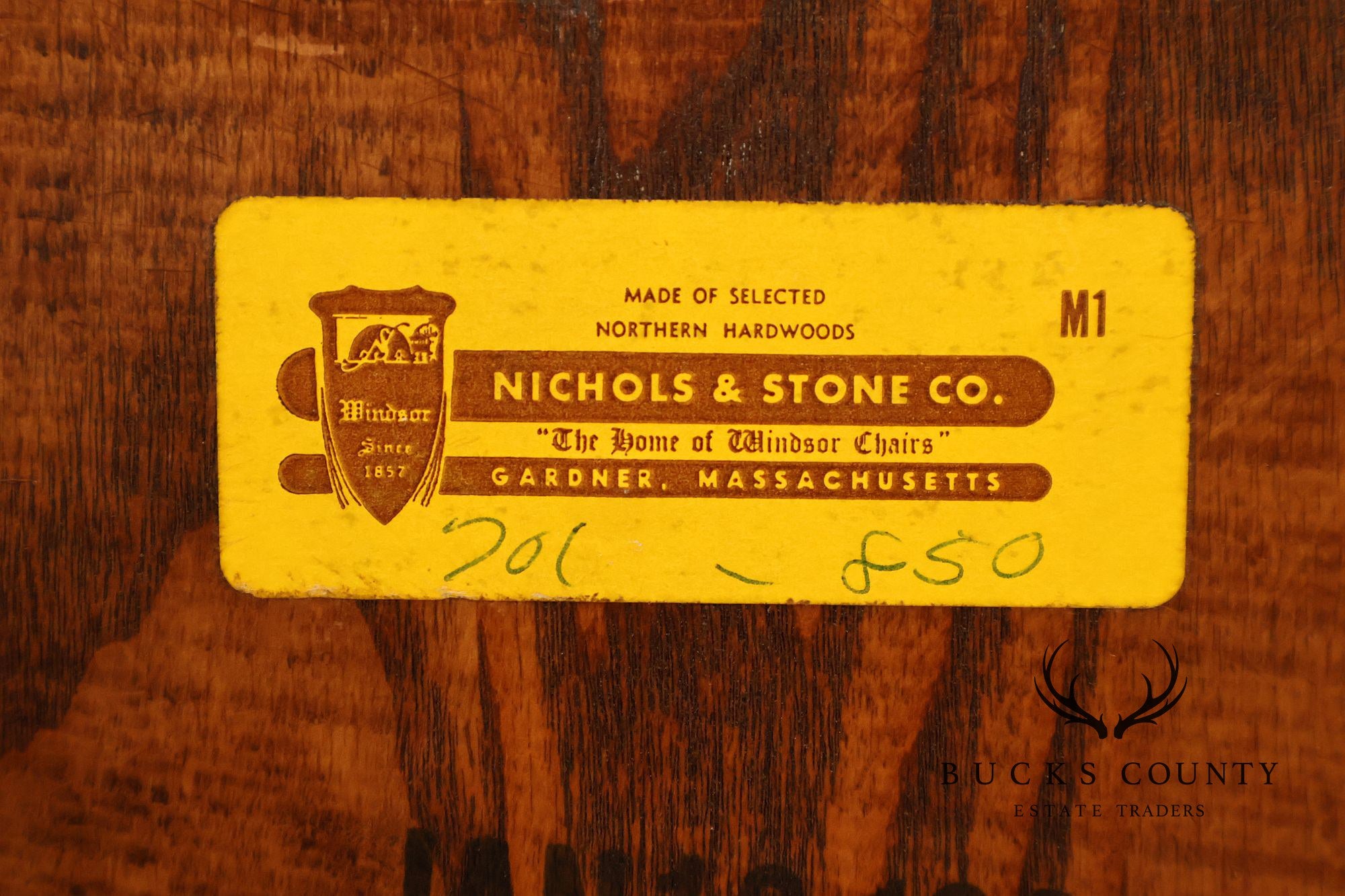 Nichols & Stone Set Of Four Windsor Dining Chairs