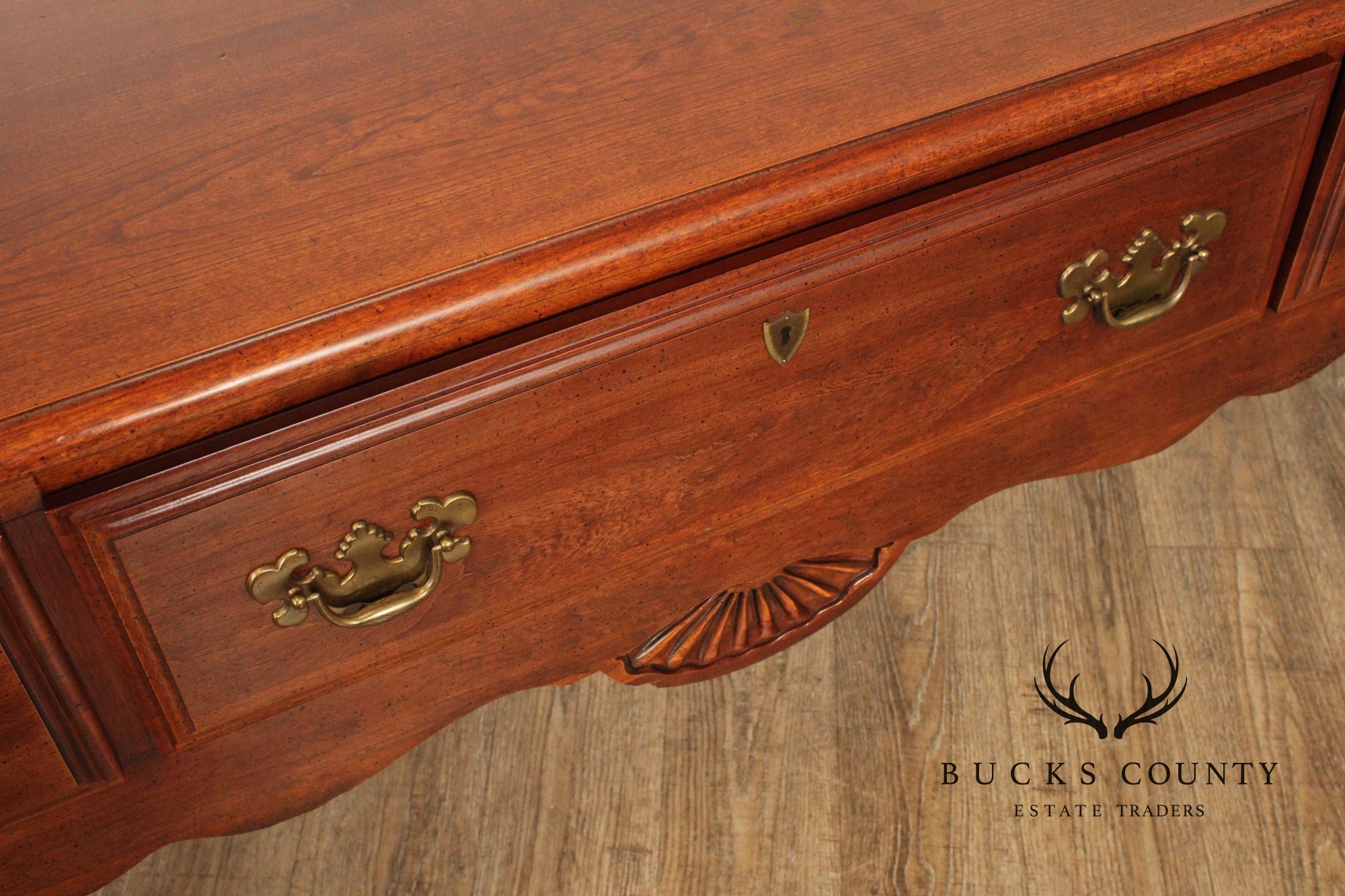 American Drew Queen Anne Style Cherry Sideboard