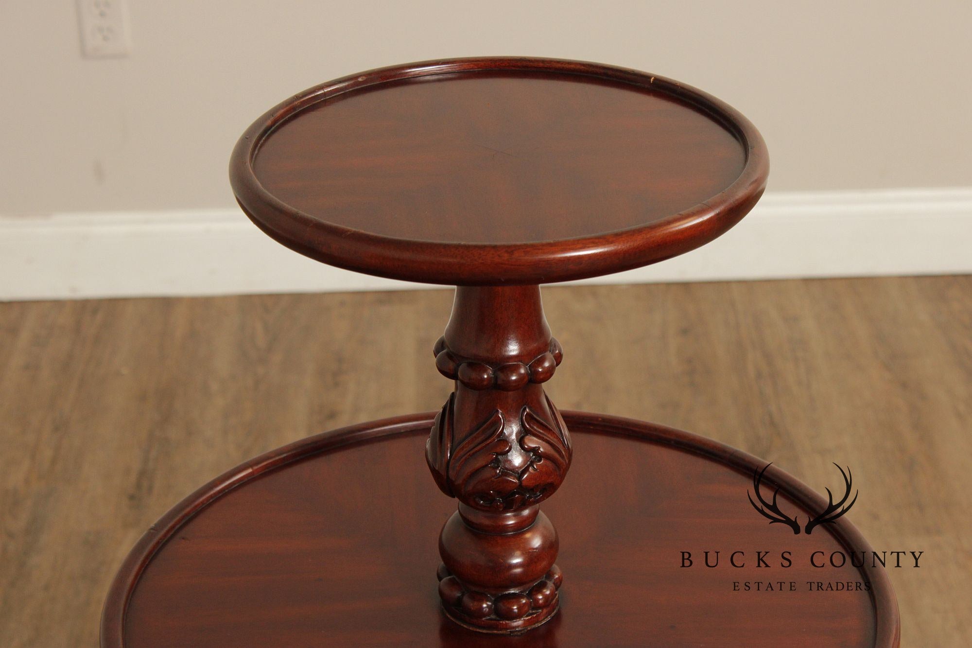 Harrods Knightsbridge Wilton George III Style Mahogany Three Tier Dumbwaiter