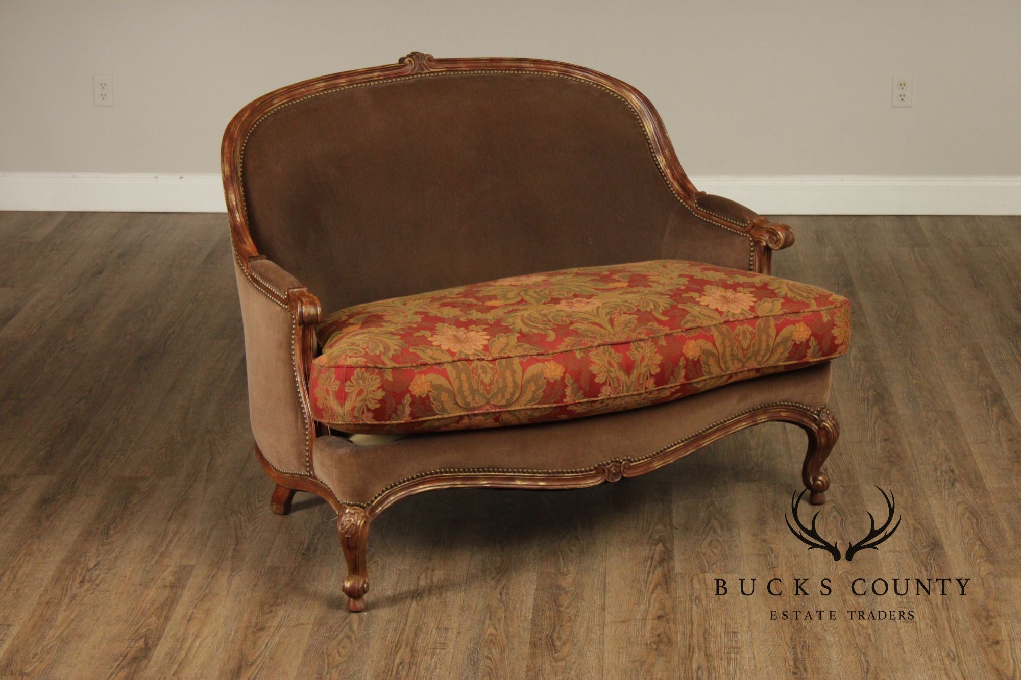 Wesley Hall Italian Rococo Style Loveseat Settee