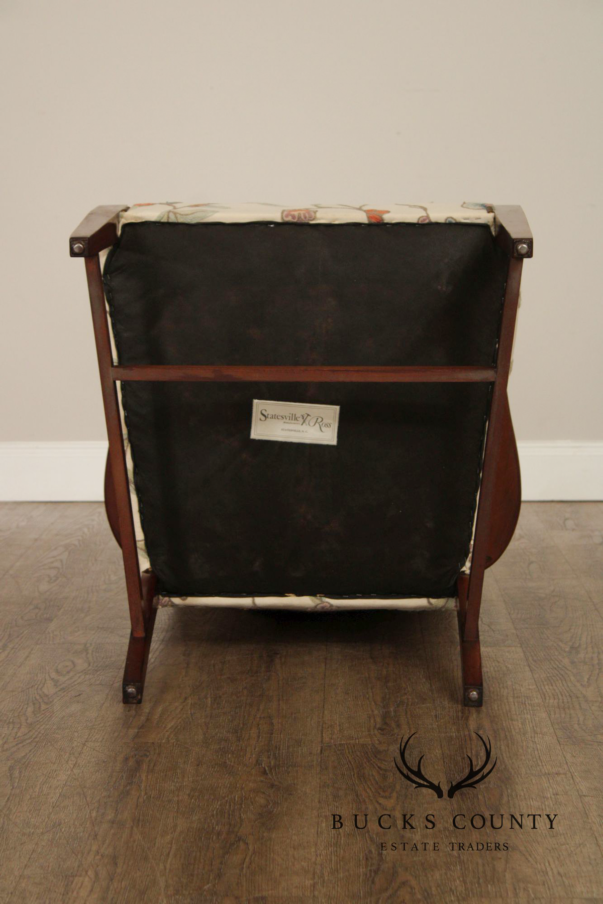 Statesville Ross Traditional Upholstered Pair of Lolling Chairs