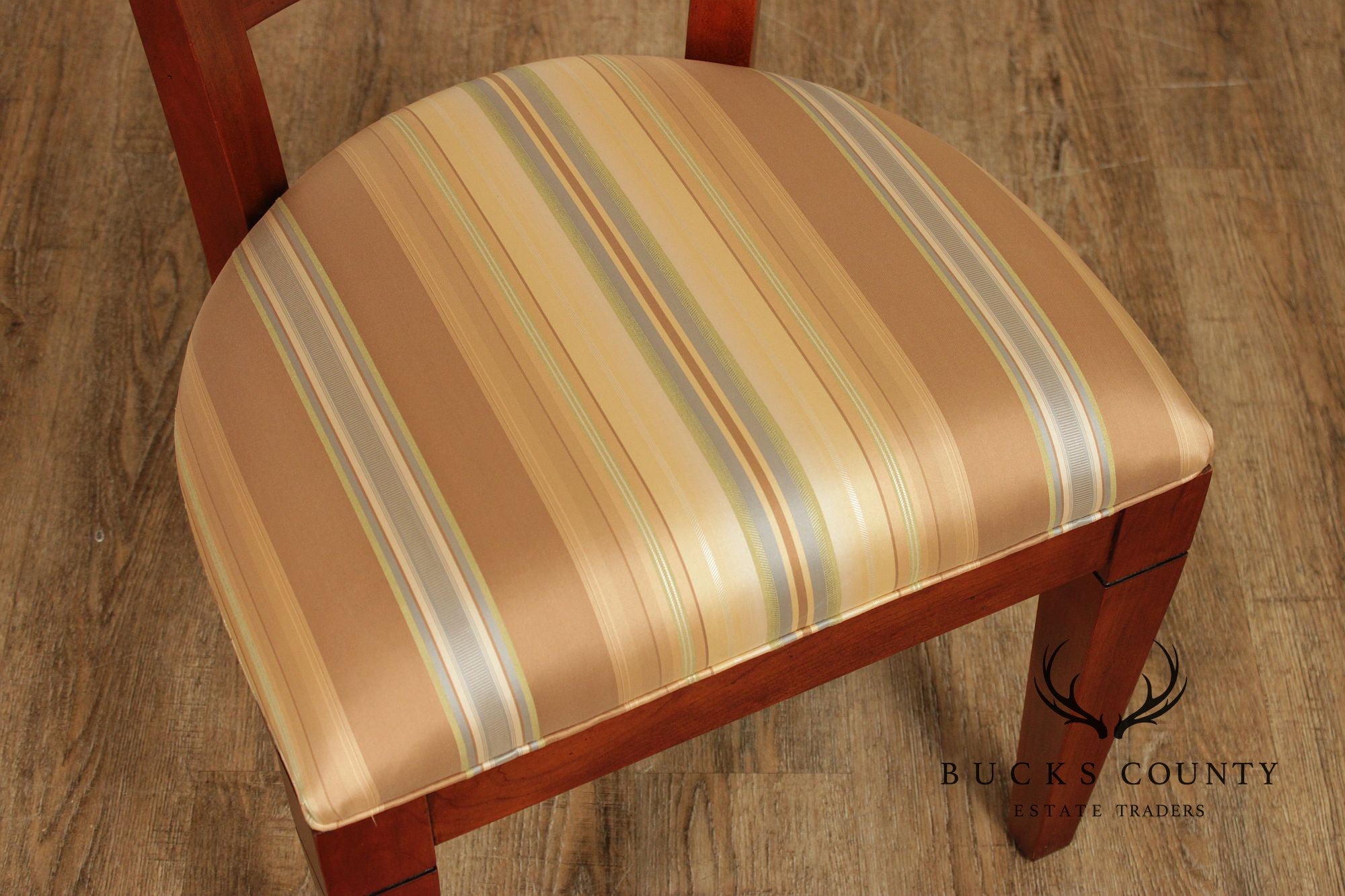 Harden Regency Style Set of Eight Cherry Dining Chairs