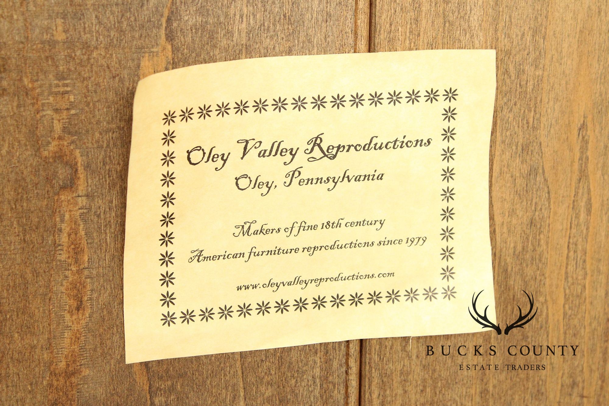 Oley Valley Reproductions Distress Painted Cupboard